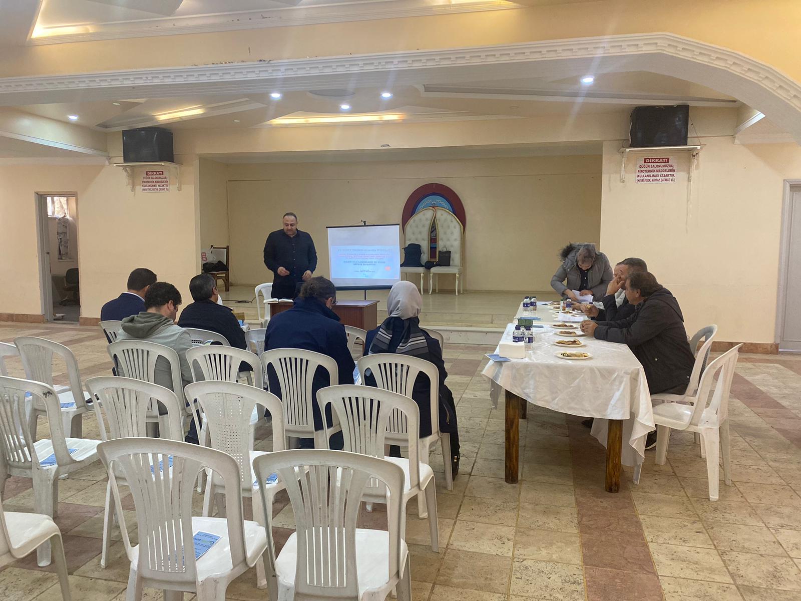 HALKIN BİLGİLENDİRİLMESİ VE SÜRECE KATILIM TOPLANTISI GERÇEKLEŞTİRİLMİŞTİR. (Kütahya İli Emet İlçesi, Esentepe Mahallesi, Akpınar Mevkii ve Hisarcık İlçesi, Karşıyaka Mahallesi, Aşağıyoncaağaç Köyü)