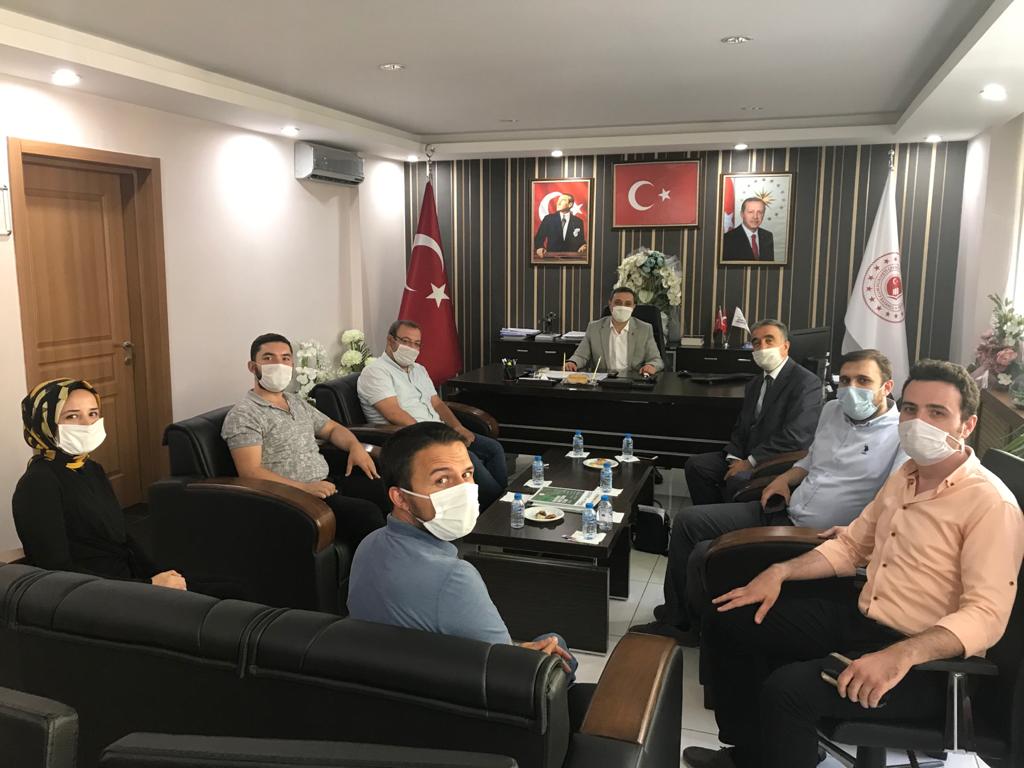 Kütahya İnşaat Mühendisleri Odası Yönetiminin İl Müdürlüğümüze Ziyareti