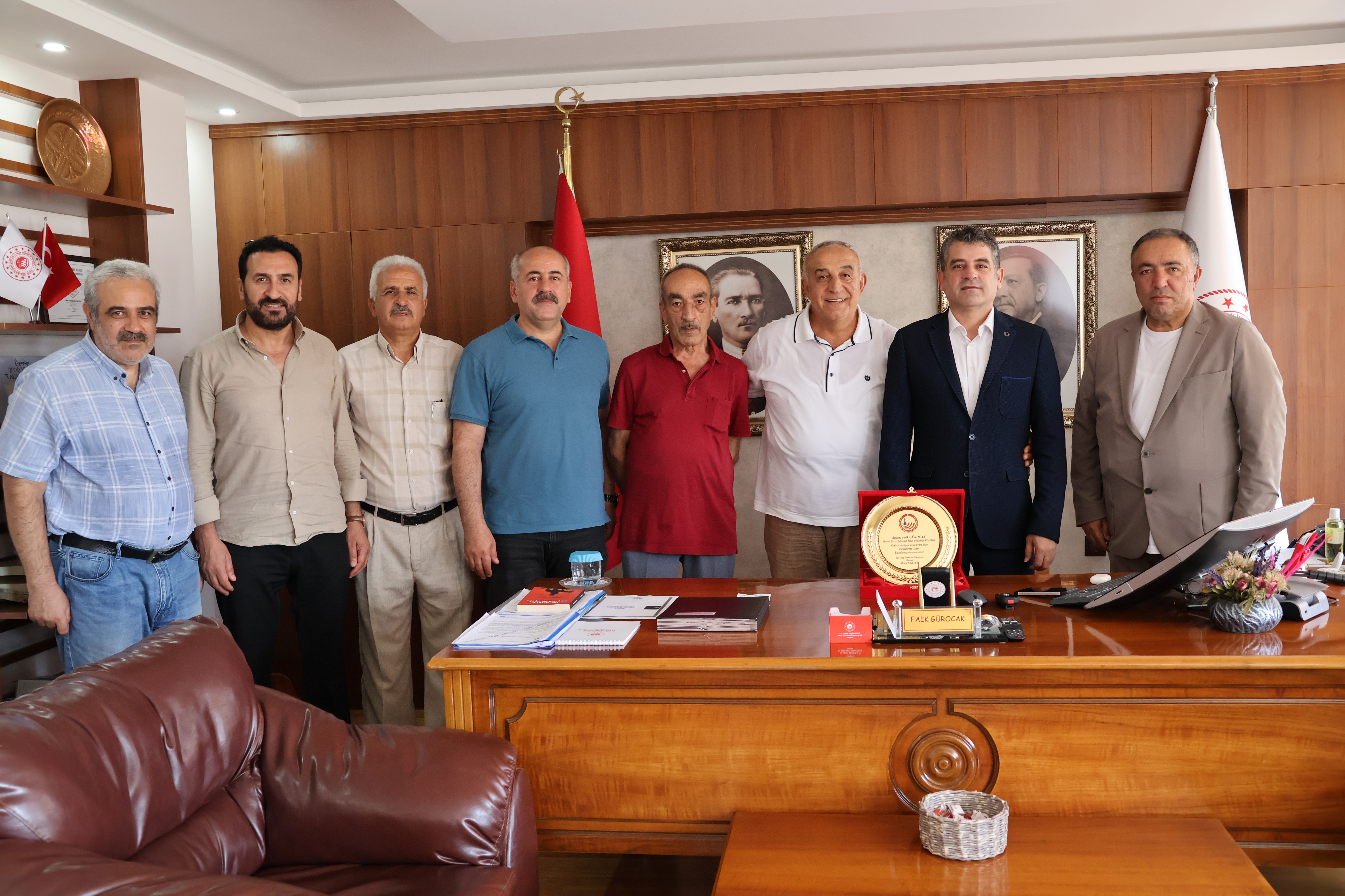 Ege Elazığ Dernekler Federasyonu Başkanı Metin KARATAŞ ve Yönetim kurulunun ziyareti