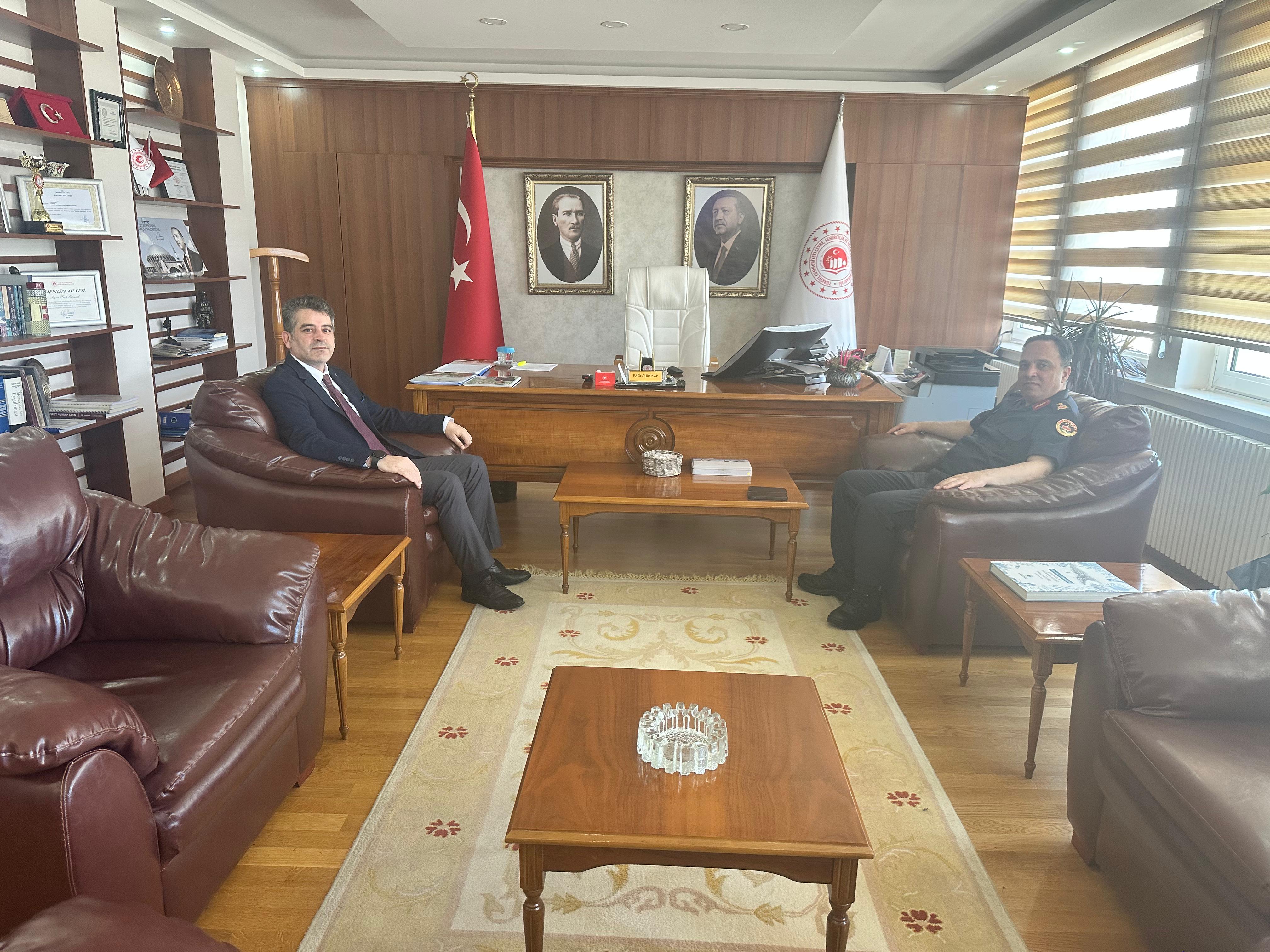 Manisa İl Jandarma Komutanı Sayın Tuğgeneral İlhan ŞEN' in ziyareti
