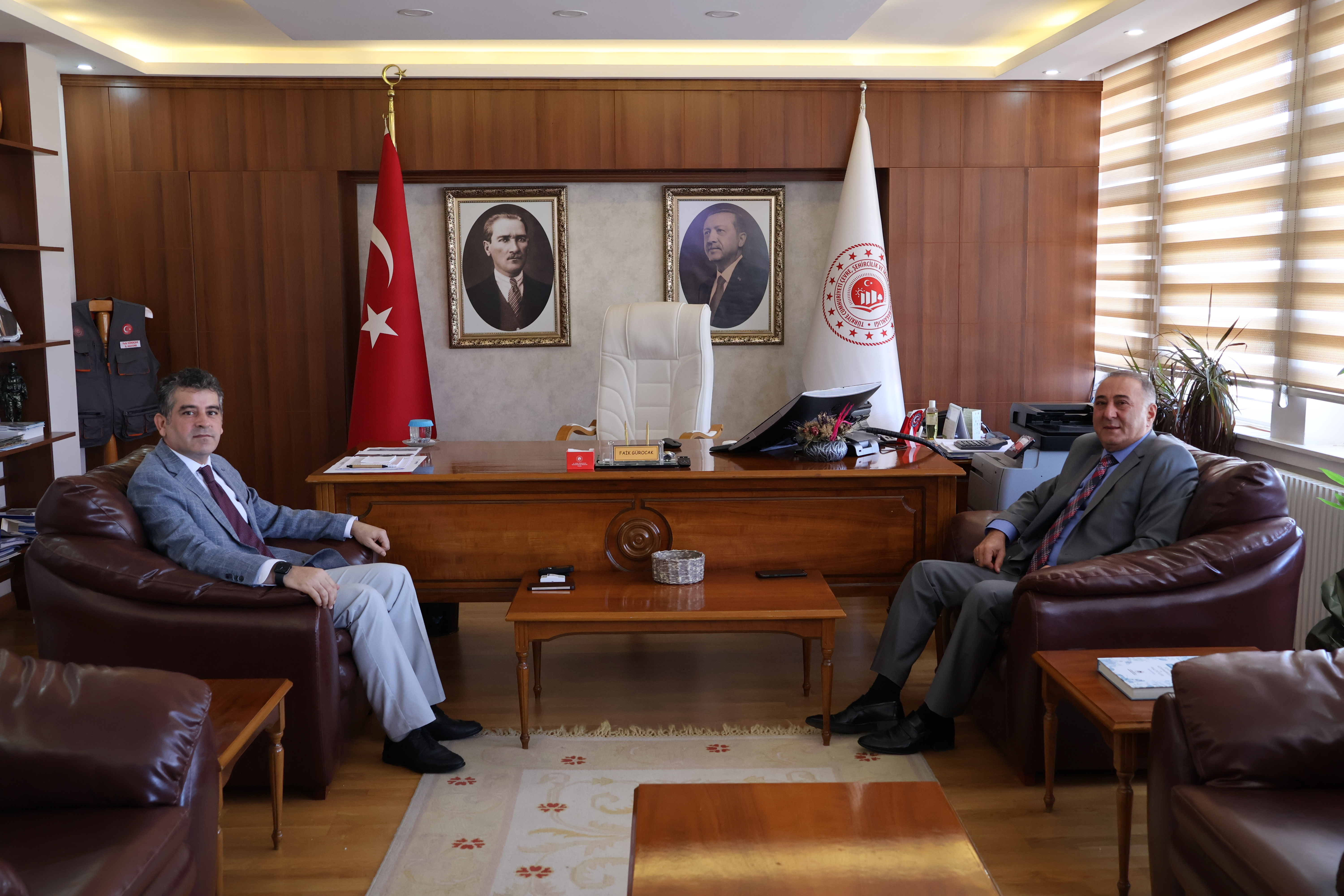 Manisa Yunusemre Kaymakamı Sayın Celalettin CANTÜRK' ün İl Müdürlüğümüze iadeiziyareti
