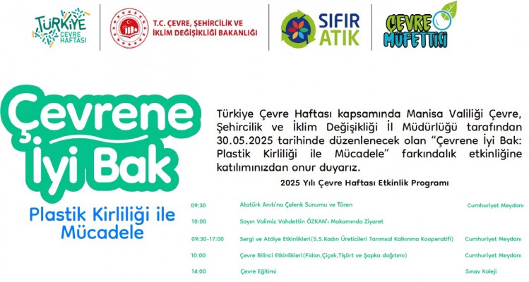 2025 Yılı Çevre Haftası Etkinlik Programı