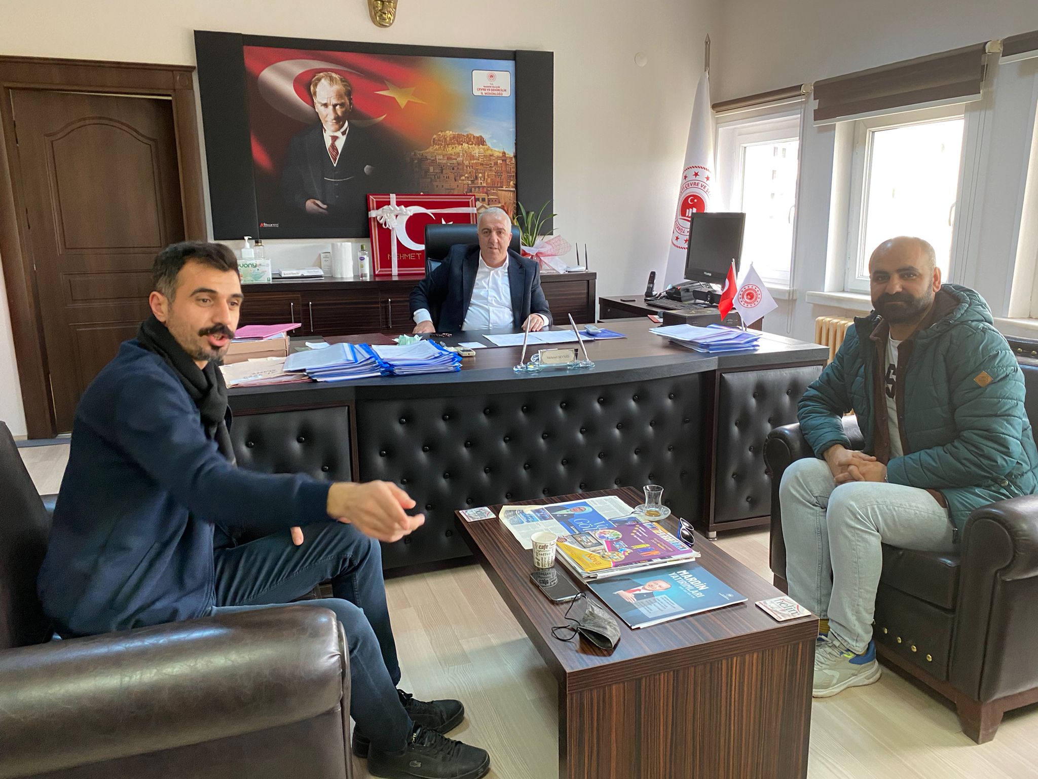 Mardin İnşaat Mühendisleri İl Temsilcisinden Nezaket Ziyareti.