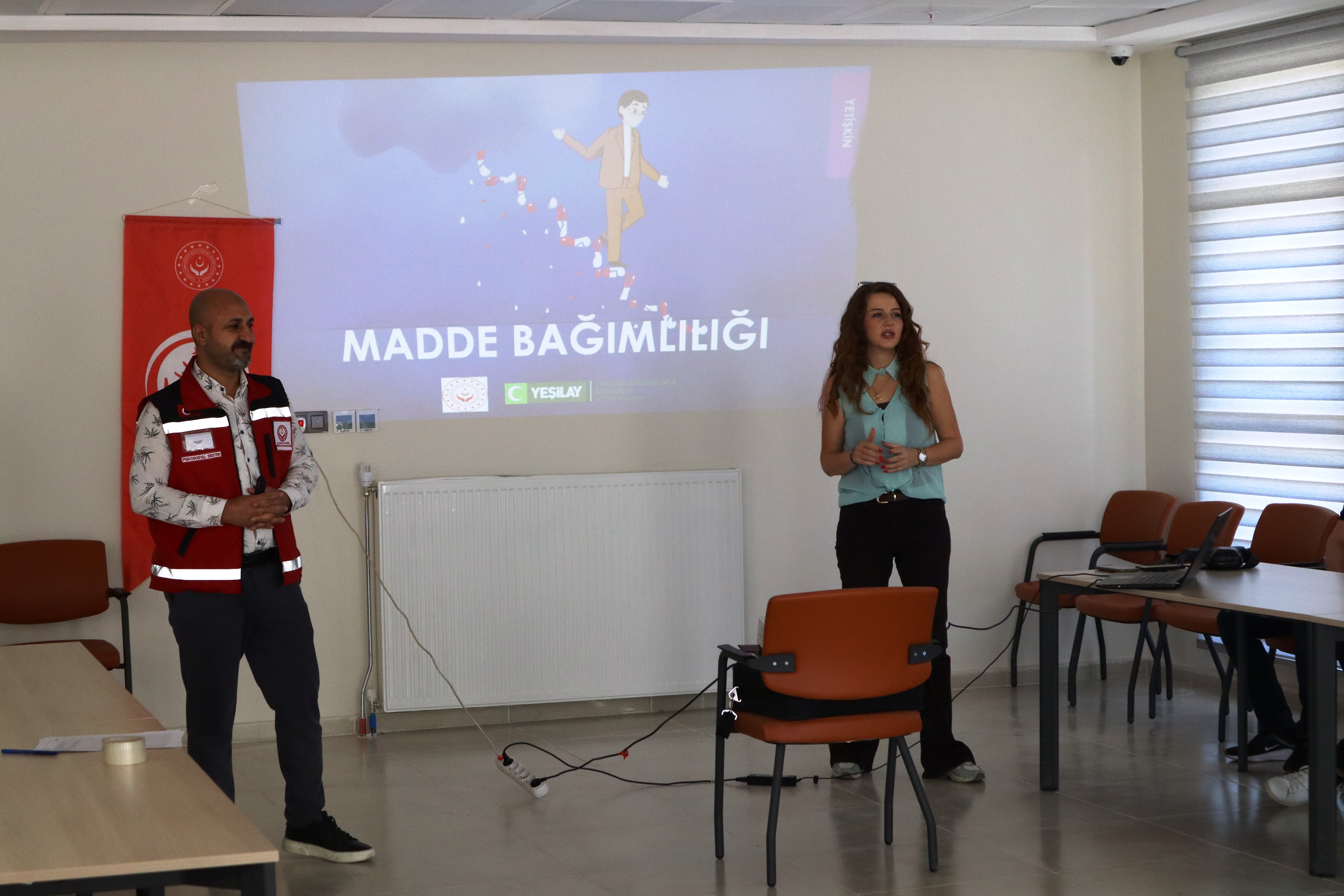 Türkiye Bağımlılıkla Mücadele kapsamında Madde Bağımlılığıyla Mücadele Eğitimi verilmiştir.