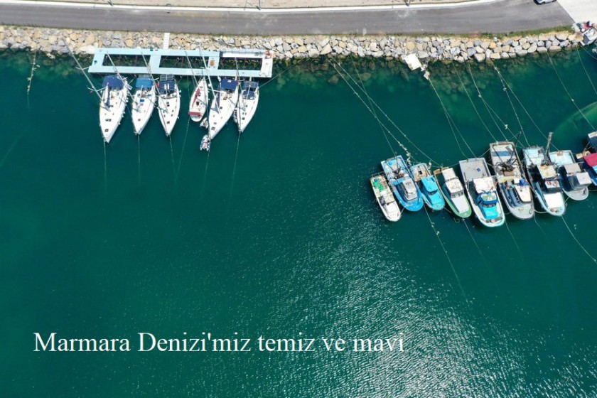 Marmara Denizi'miz temiz ve mavi