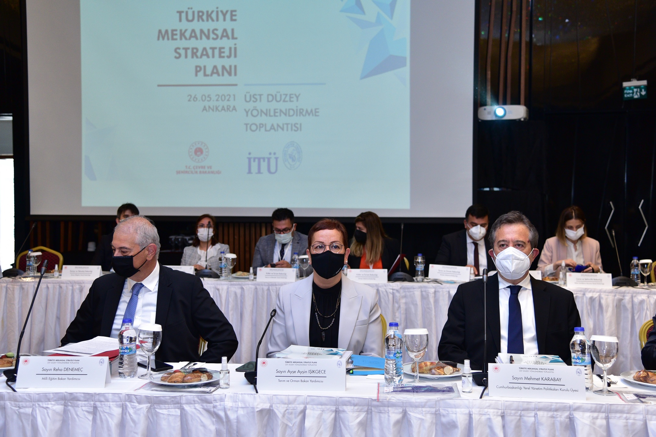 Türkiye Mekânsal Strateji Planı 3. Üst Düzey Yönlendirme Toplantısında, Planın Hedefleri ve Stratejileri görüşüldü. 26.05.2021