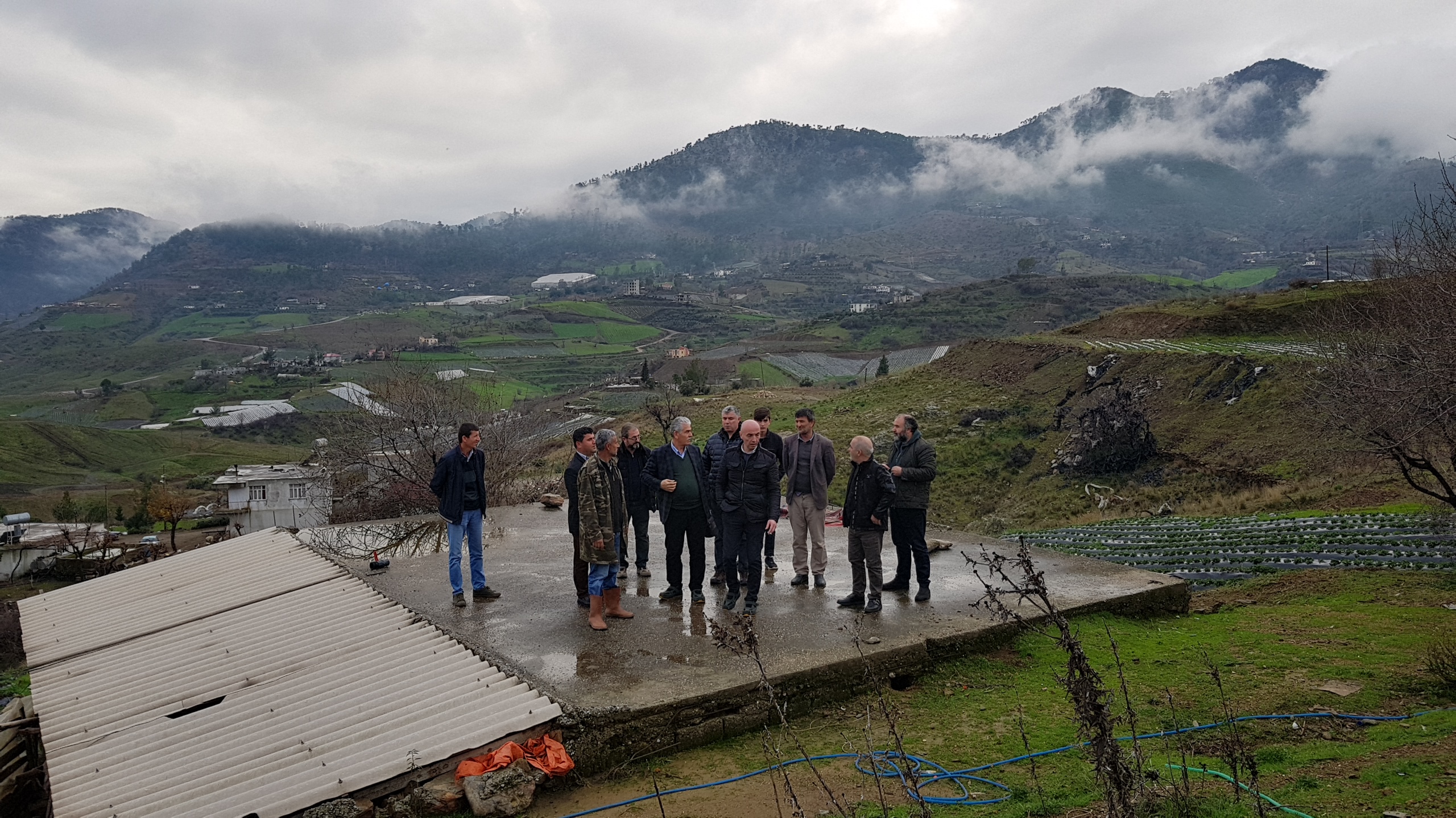 Anamur Alaköprü İskan Yerleşkesi 2. Etap Tarımsal Araziler Oluşturulması işinde incelemeler yapıldı.