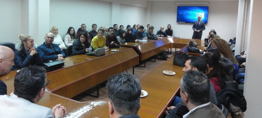 Mersin Tarsus Organize Sanayi Bölgesinde bulunan Özel ŞİŞECAM Mesleki ve Teknik Anadolu Lisesi Yönetici ve Öğretmenlerine Sıfır Atık Konusunda Bilgilendirme Yapılmıştır.