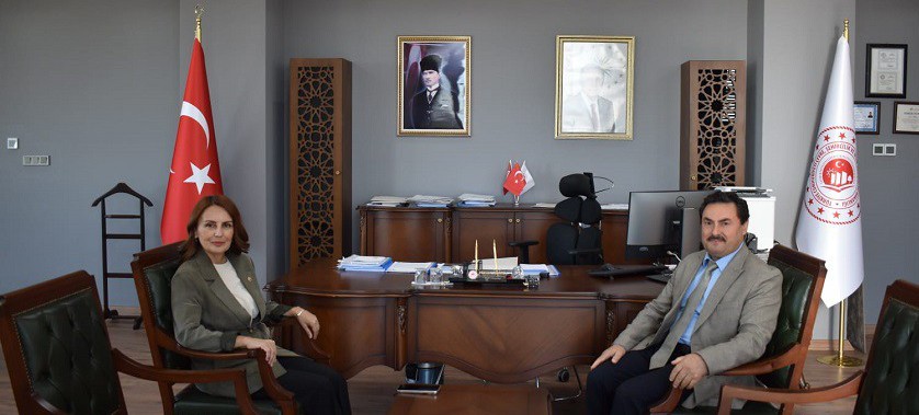 TBMM Başkanlık Divanı Kâtip Üyesi, Mersin Milletvekilimiz Sayın Havva Sibel Söylemez Hanımefendiden Kurumumuza Ziyaret