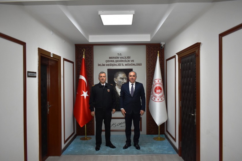 Mersin İl Jandarma Komutanı  Tuğgeneral Ercan ATASOY İl Müdürlüğümüzü Ziyaret Etmiştir.