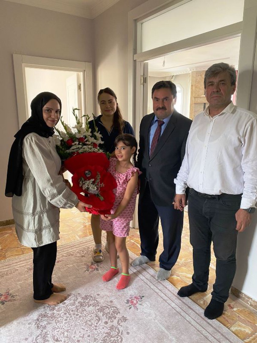 Şehidimiz Ali GÜMÜŞ'ün eşi saygı değer hanımefendi Hanife GÜMÜŞ ziyaret edildi