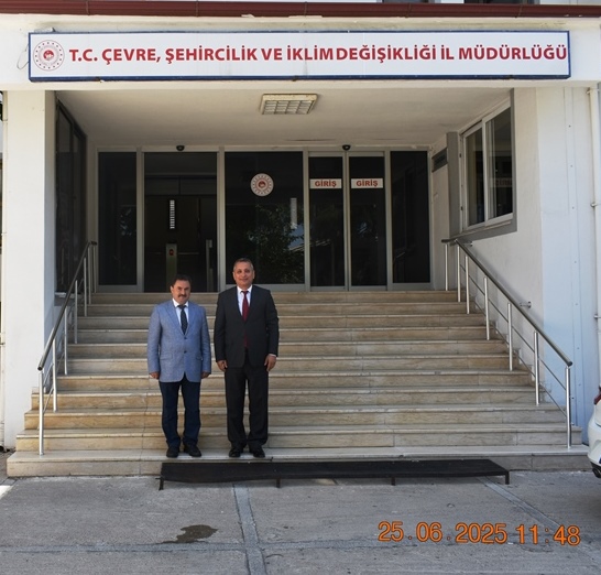 Vali Yardımcımız Sayın Kadir OKATAN, Emekliliğe Ayrılacak Olması Nedeniyle Gerçekleştirdiği Veda Ziyaretleri Kapsamında, Çevre, Şehircilik Ve İklim Değişikliği İl Müdürü Sayın Hasan ALAN'ı Ziyaret Etti