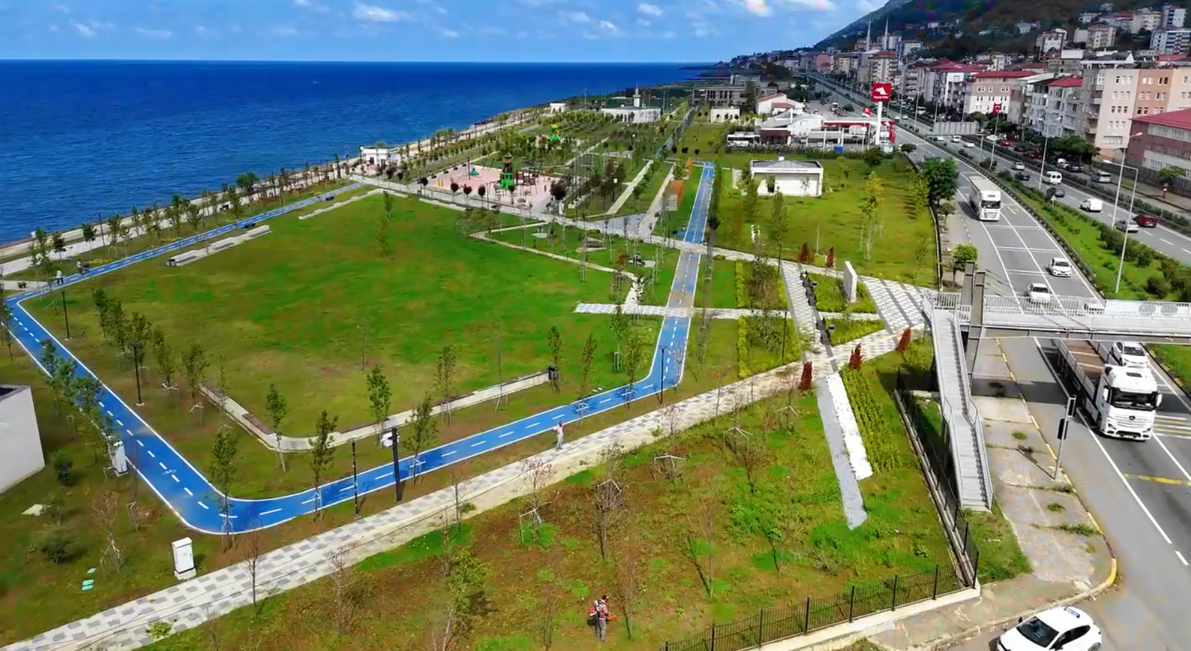 Trabzon Çarşıbaşı Millet Bahçesi resmi açılışı yapıldı.