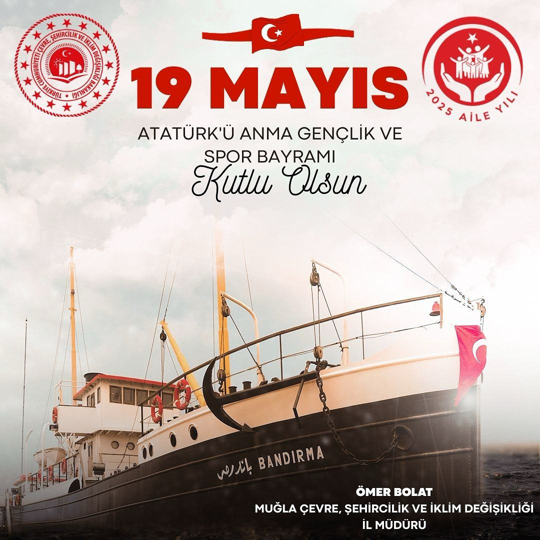 19 Mayıs Atatürk’ü Anma Gençlik ve Spor Bayramı Kutlu Olsun.