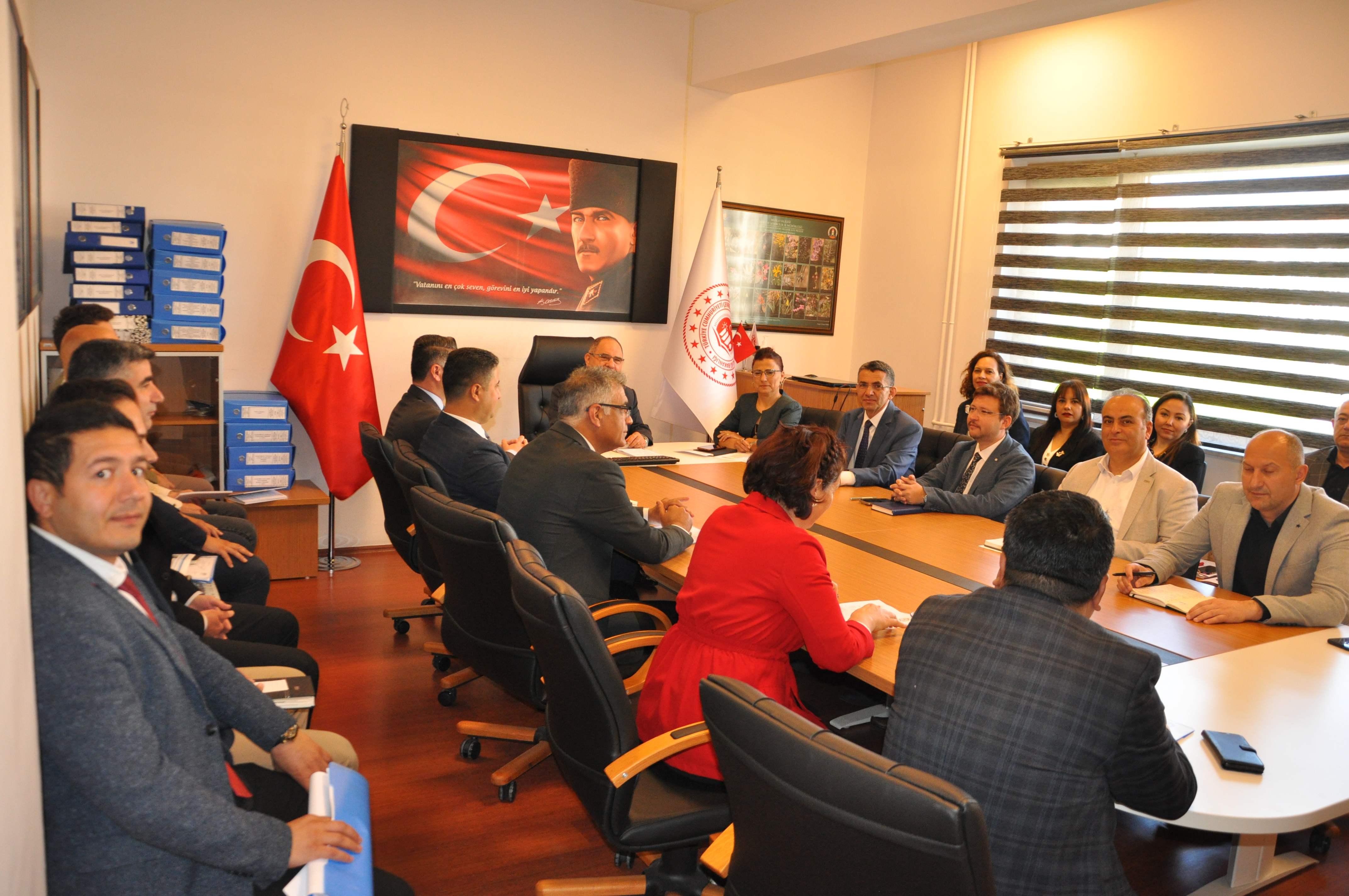AYLIK DEĞERLENDİRME TOPLANTISI YAPILMIŞTIR