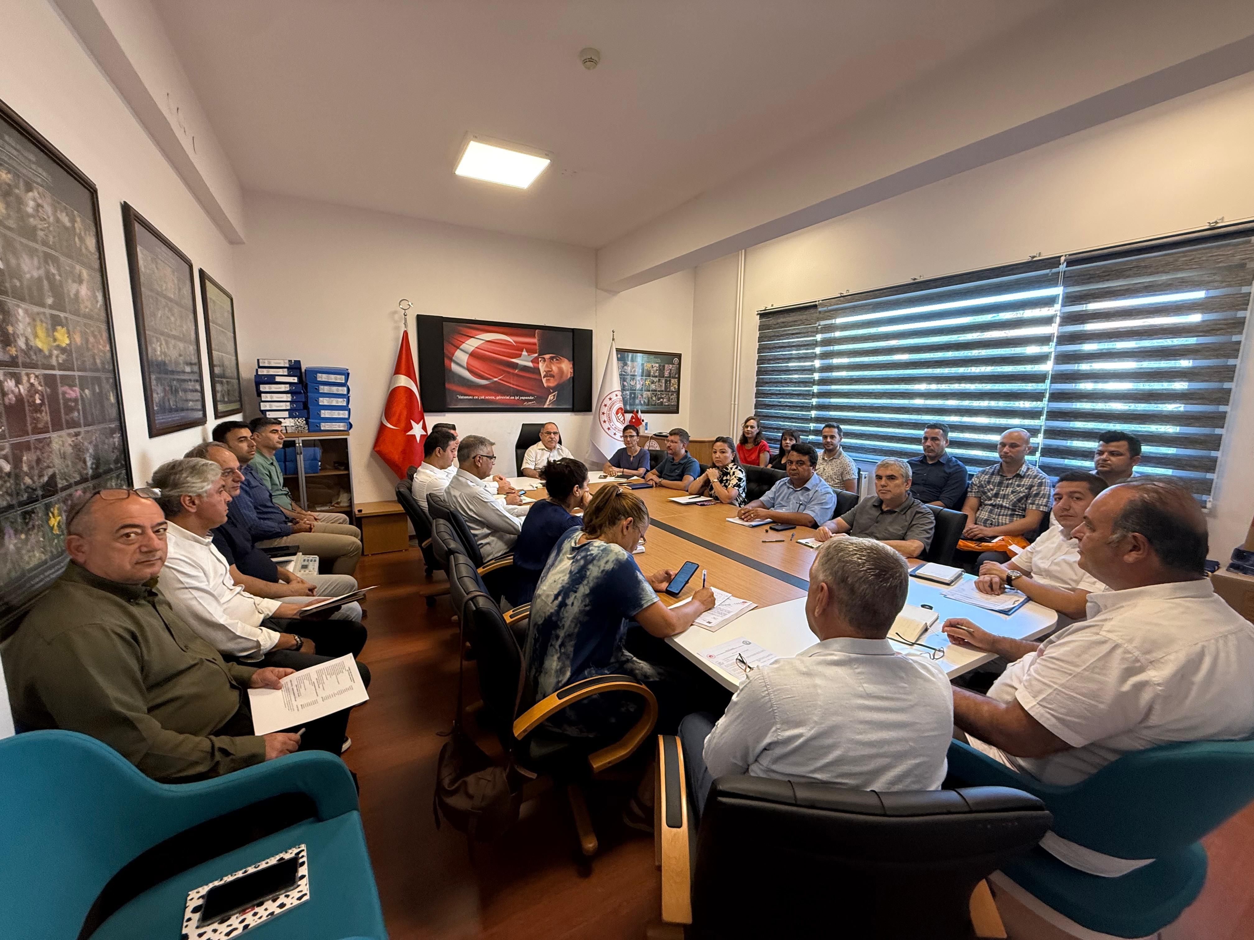 AYLIK DEĞERLENDİRME TOPLANTISI YAPILDI