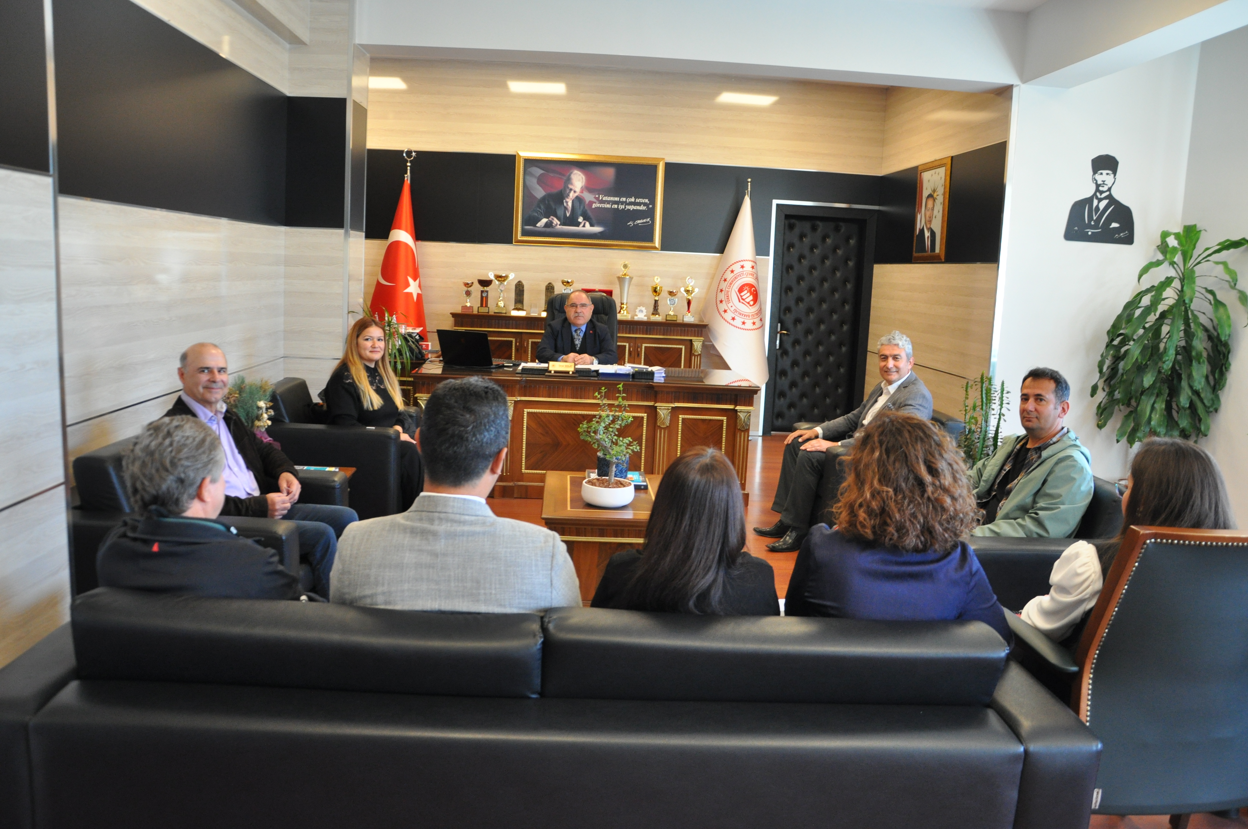 GÖCEK KÜLTÜR TURİZM DERNEĞİ VE HALK MECLİSİNDEN  MÜDÜRLÜĞÜMÜZE ZİYARET