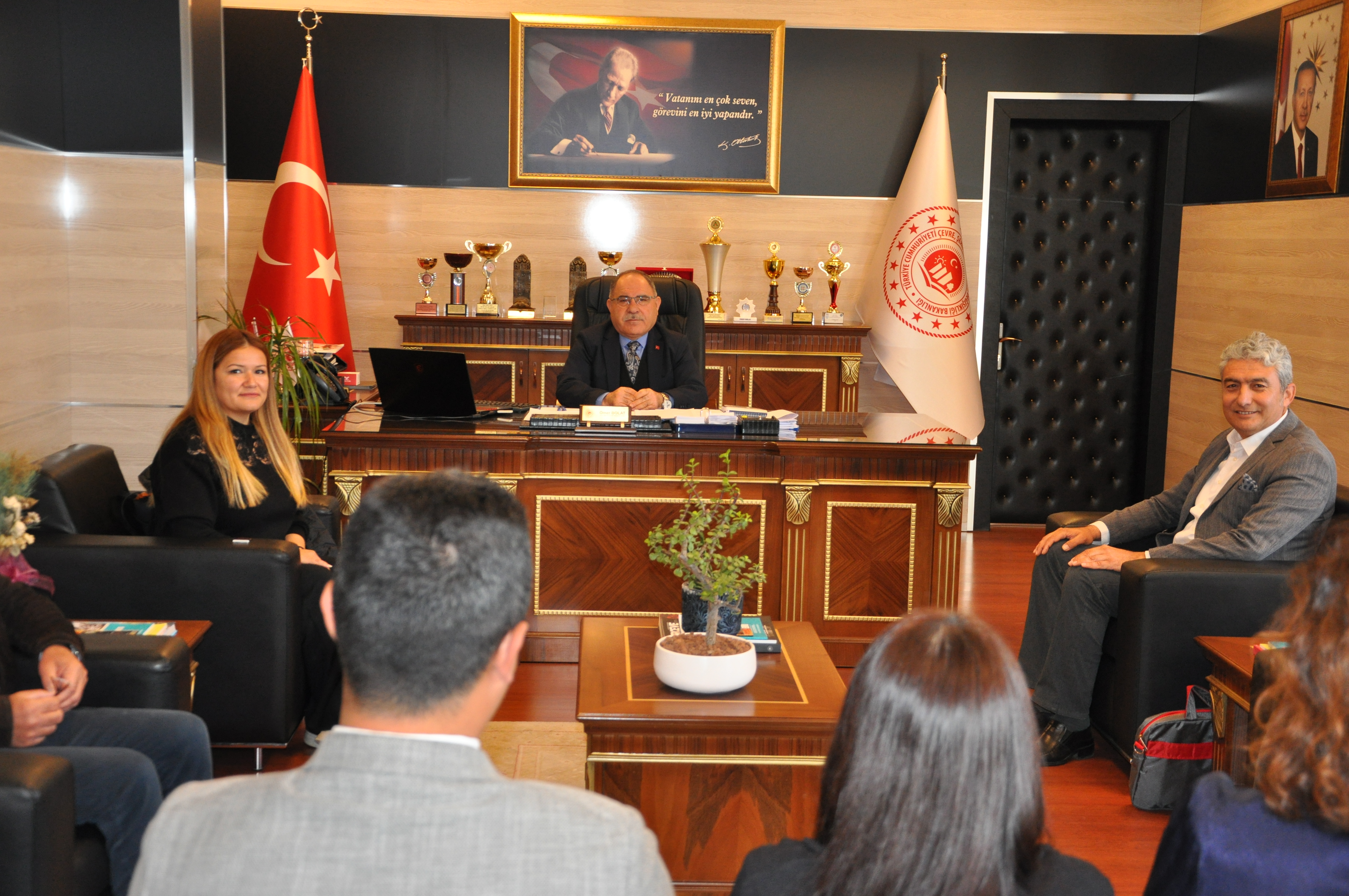GÖCEK KÜLTÜR TURİZM DERNEĞİ VE HALK MECLİSİNDEN  MÜDÜRLÜĞÜMÜZE ZİYARET