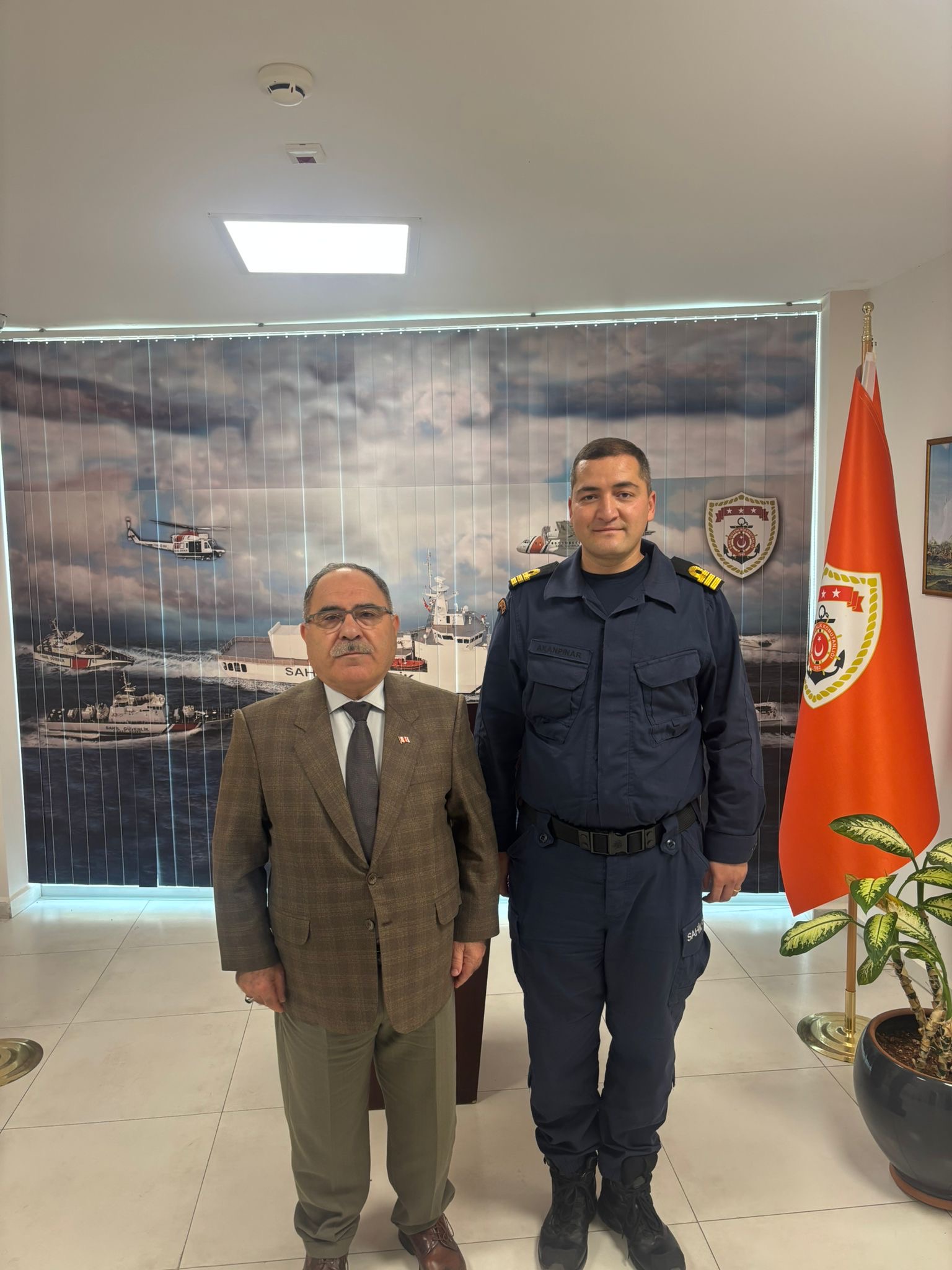 GÖCEK SAHİL GÜVENLİK KOMUTANLIĞINA ZİYARET