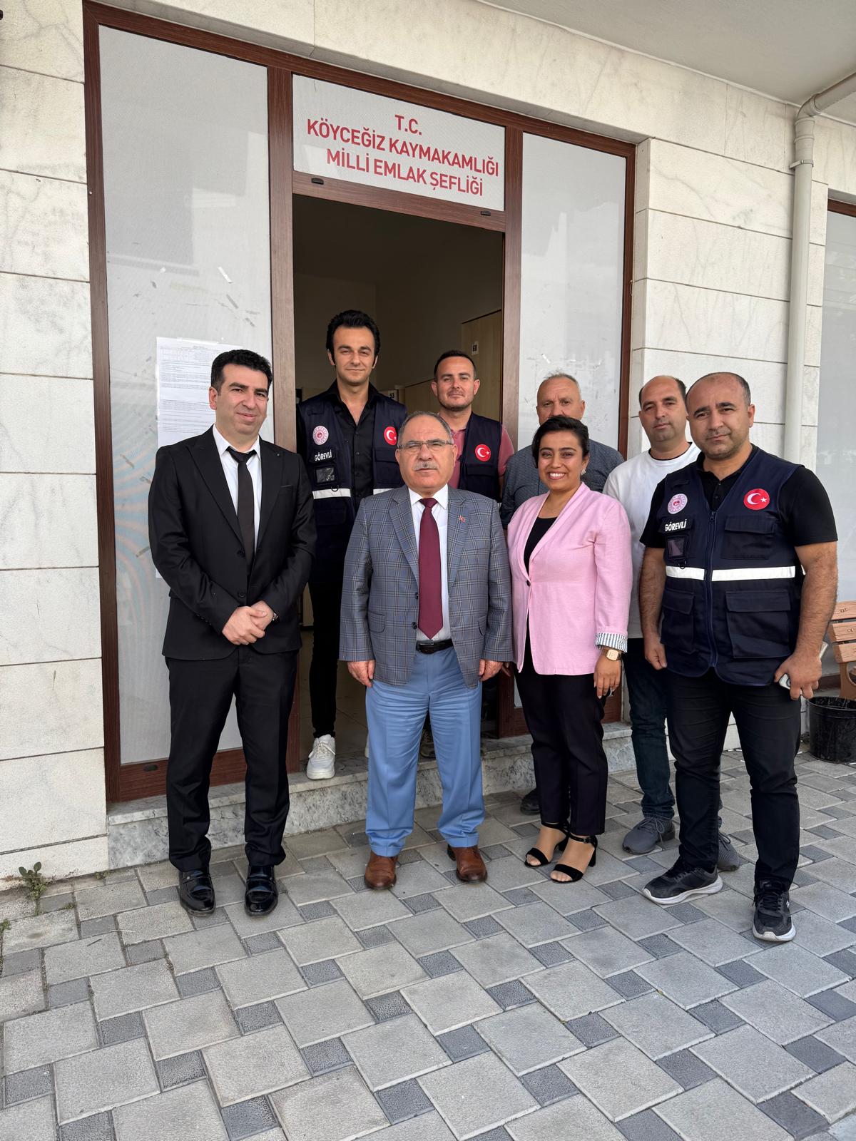 İlçe Milli Emlak Birimlerine Çalışma Ziyaretinde Bulunuldu
