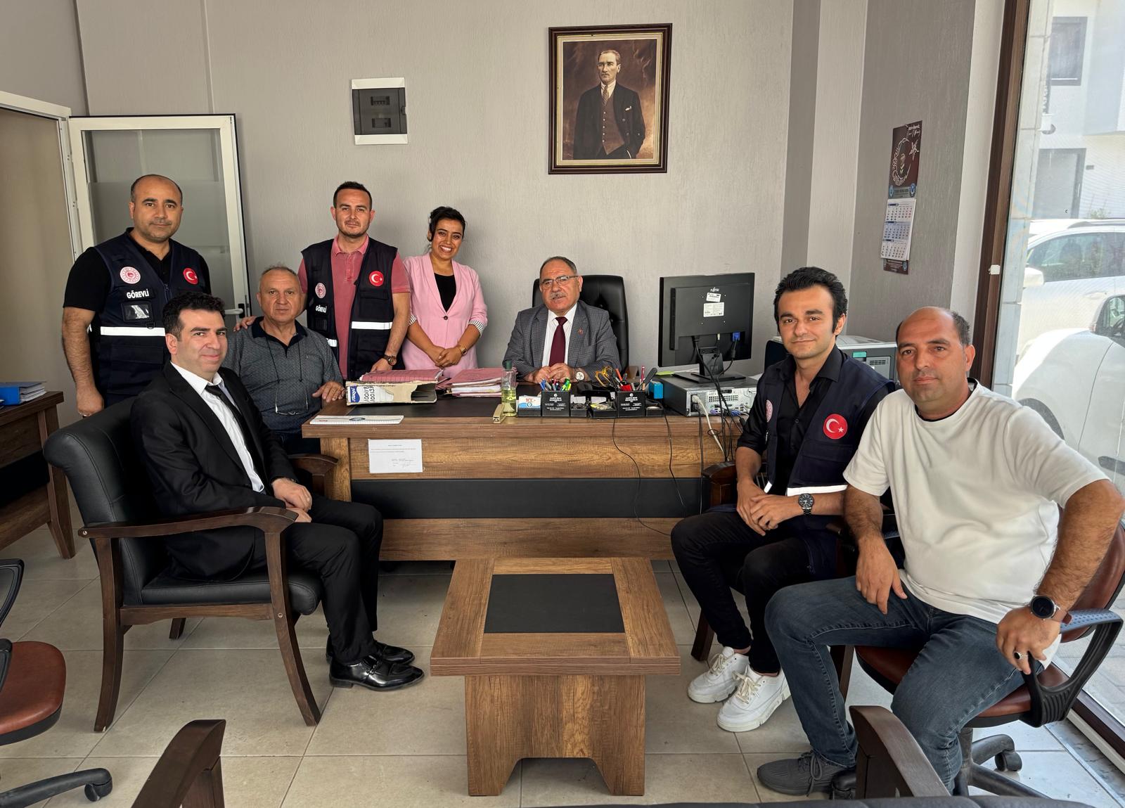 İlçe Milli Emlak Birimlerine Çalışma Ziyaretinde Bulunuldu