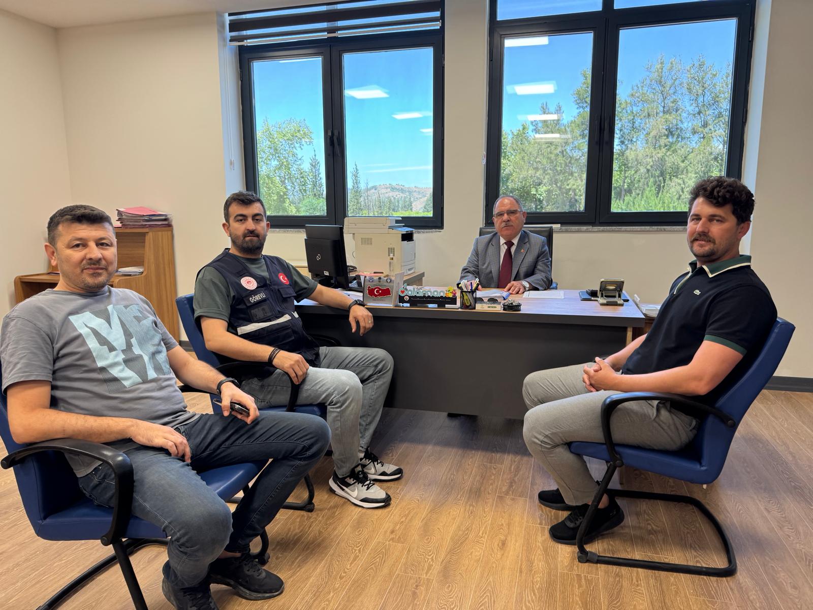 İlçe Milli Emlak Birimlerine Çalışma Ziyaretinde Bulunuldu