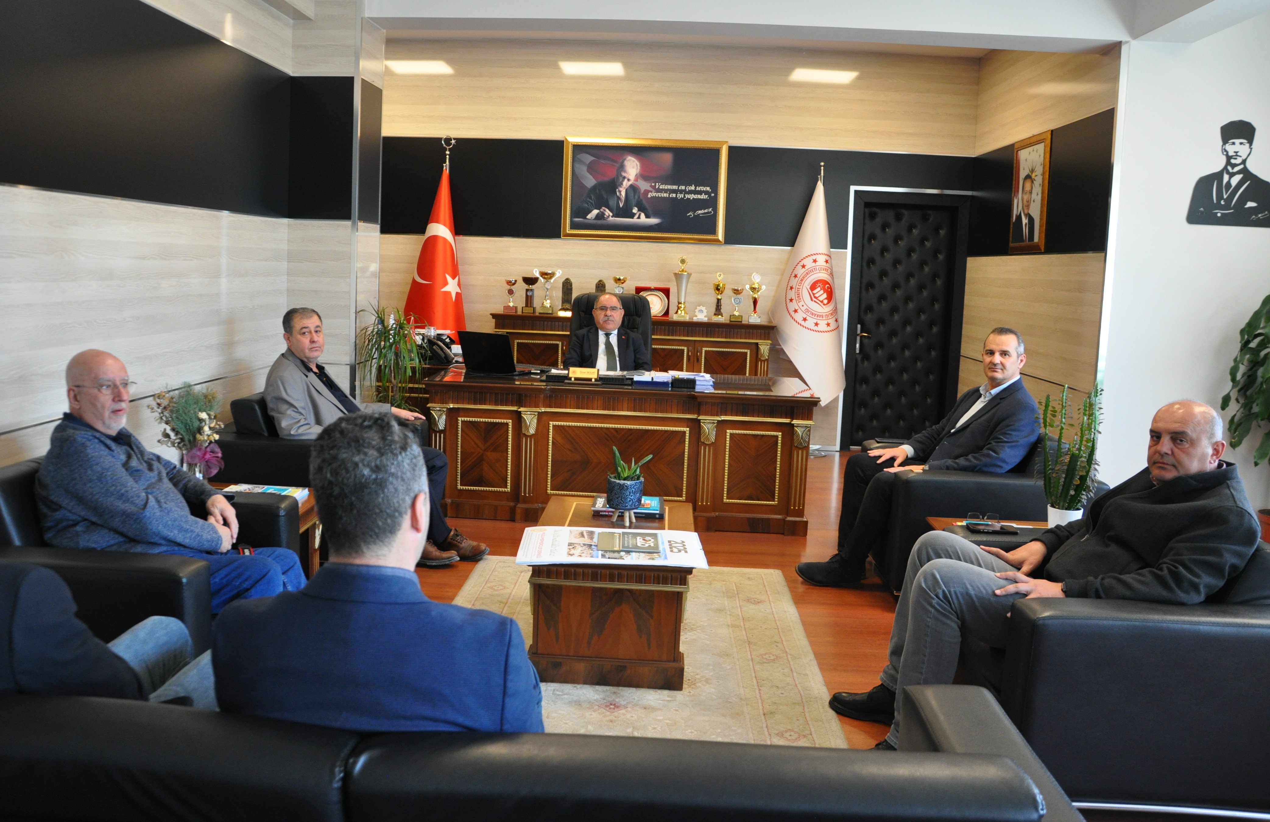 MERMERCİLER DERNEĞİNDEN MÜDÜRLÜĞÜMÜZE ZİYARET