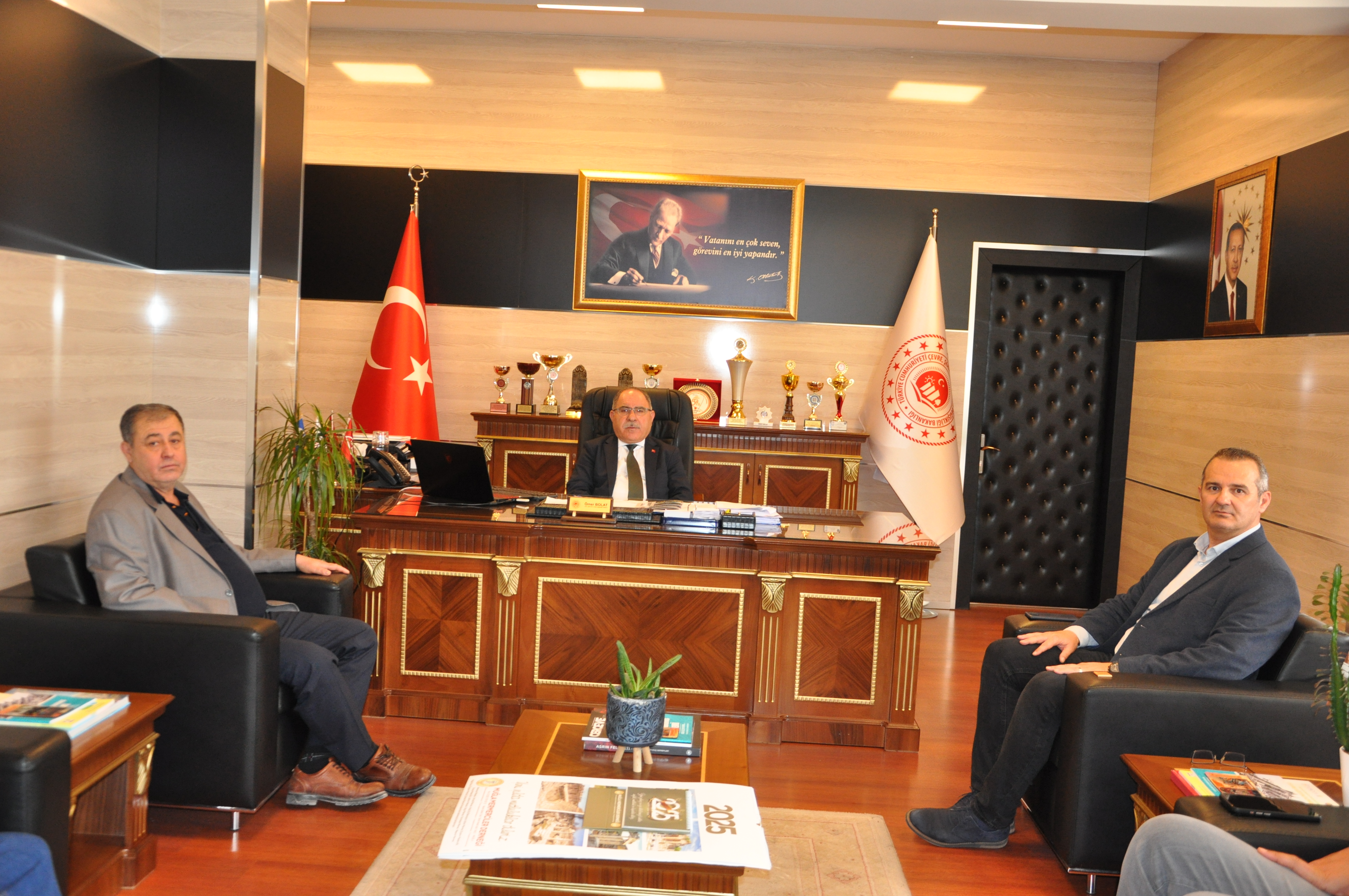 MERMERCİLER DERNEĞİNDEN MÜDÜRLÜĞÜMÜZE ZİYARET