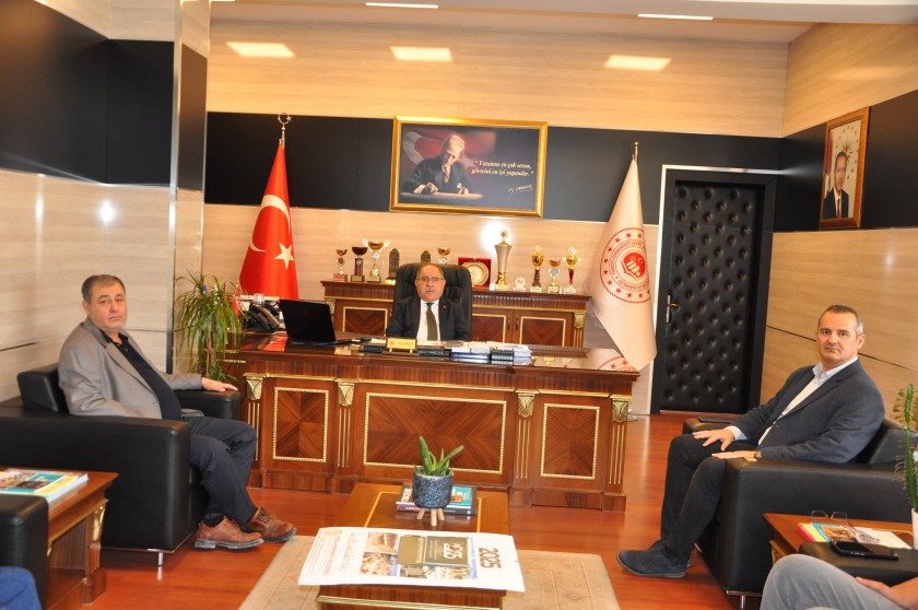 MERMERCİLER DERNEĞİNDEN MÜDÜRLÜĞÜMÜZE ZİYARET