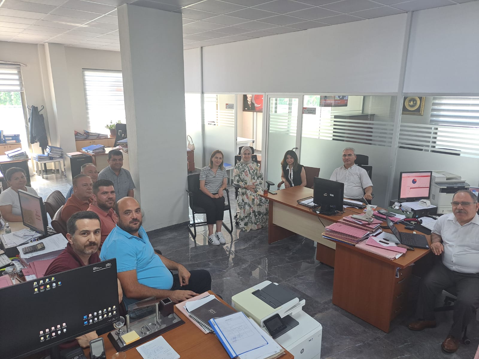 Milas Milli Emlak Müdürlüğü ile Bodrum Çevre Şube Müdürlüğüne Çalışma Ziyareti