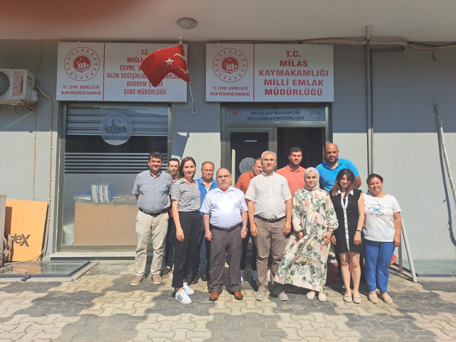 Milas Milli Emlak Müdürlüğü ile Bodrum Çevre Şube Müdürlüğüne Çalışma Ziyareti