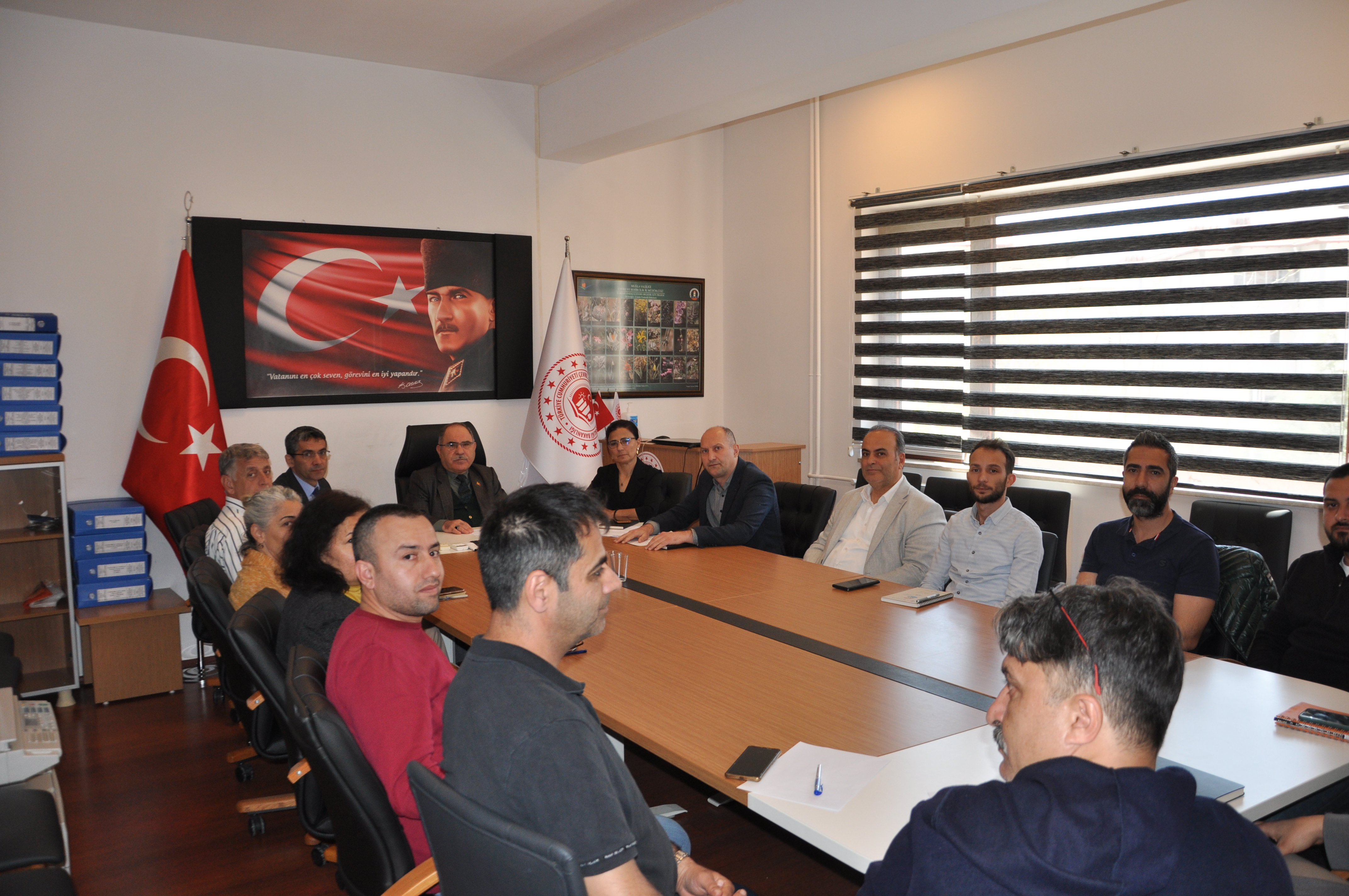 MÜDÜRLÜĞÜMÜZ YAPI DENETİM ŞUBESİ VE İL YAPI DENETİM KOMİSYONUYLA BİRLİKTE  DEĞERLENDİRME TOPLANTISI YAPILDI