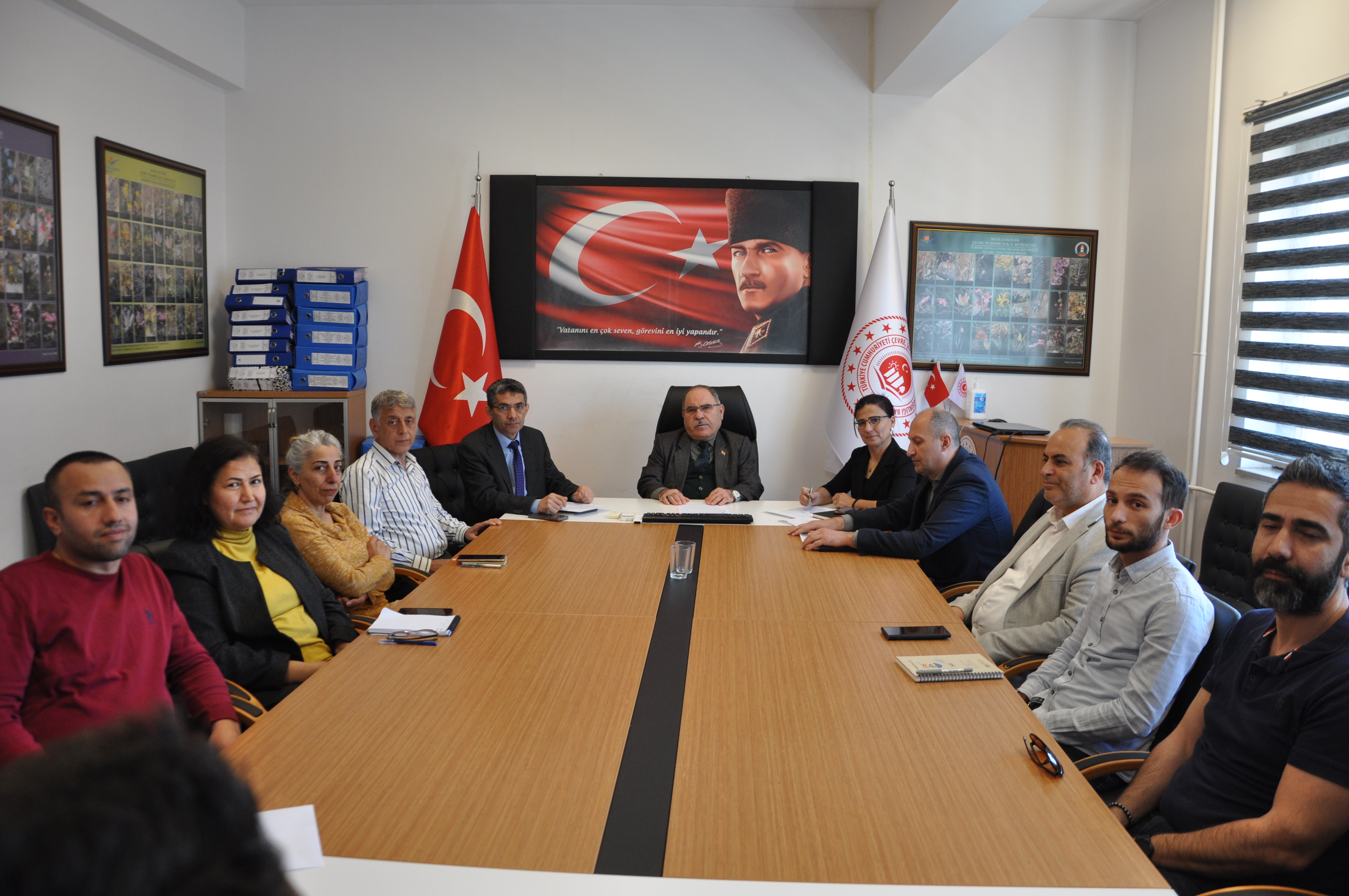 MÜDÜRLÜĞÜMÜZ YAPI DENETİM ŞUBESİ VE İL YAPI DENETİM KOMİSYONUYLA BİRLİKTE  DEĞERLENDİRME TOPLANTISI YAPILDI