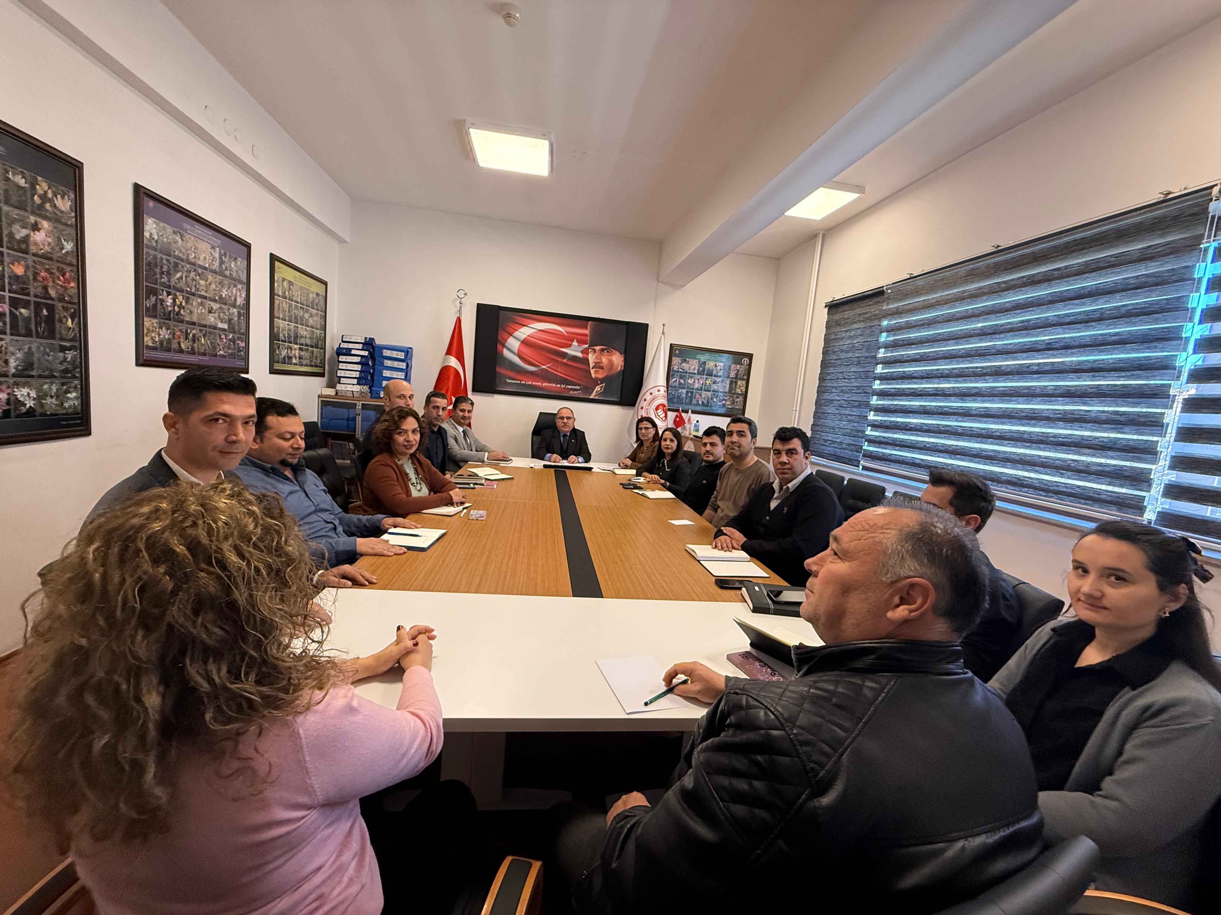 MÜDÜRLÜĞÜMÜZ ŞUBELERİYLE YILLIK DEĞERLENDİRME TOPLANTILARI YAPILDI