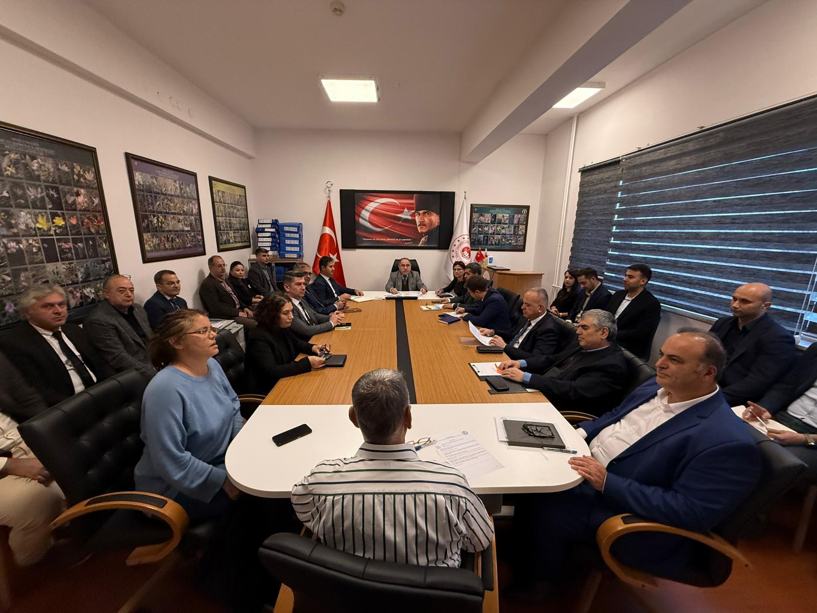 MÜDÜRLÜĞÜMÜZ ŞUBELERİYLE YILLIK DEĞERLENDİRME TOPLANTILARI YAPILDI