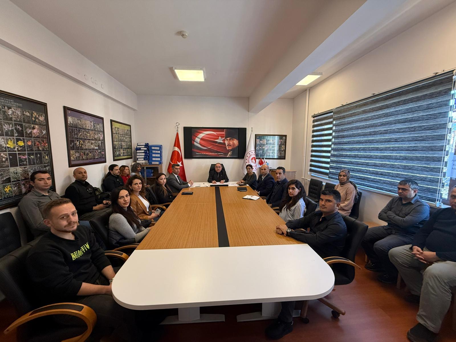 MÜDÜRLÜĞÜMÜZ ŞUBELERİYLE YILLIK DEĞERLENDİRME TOPLANTILARI YAPILDI