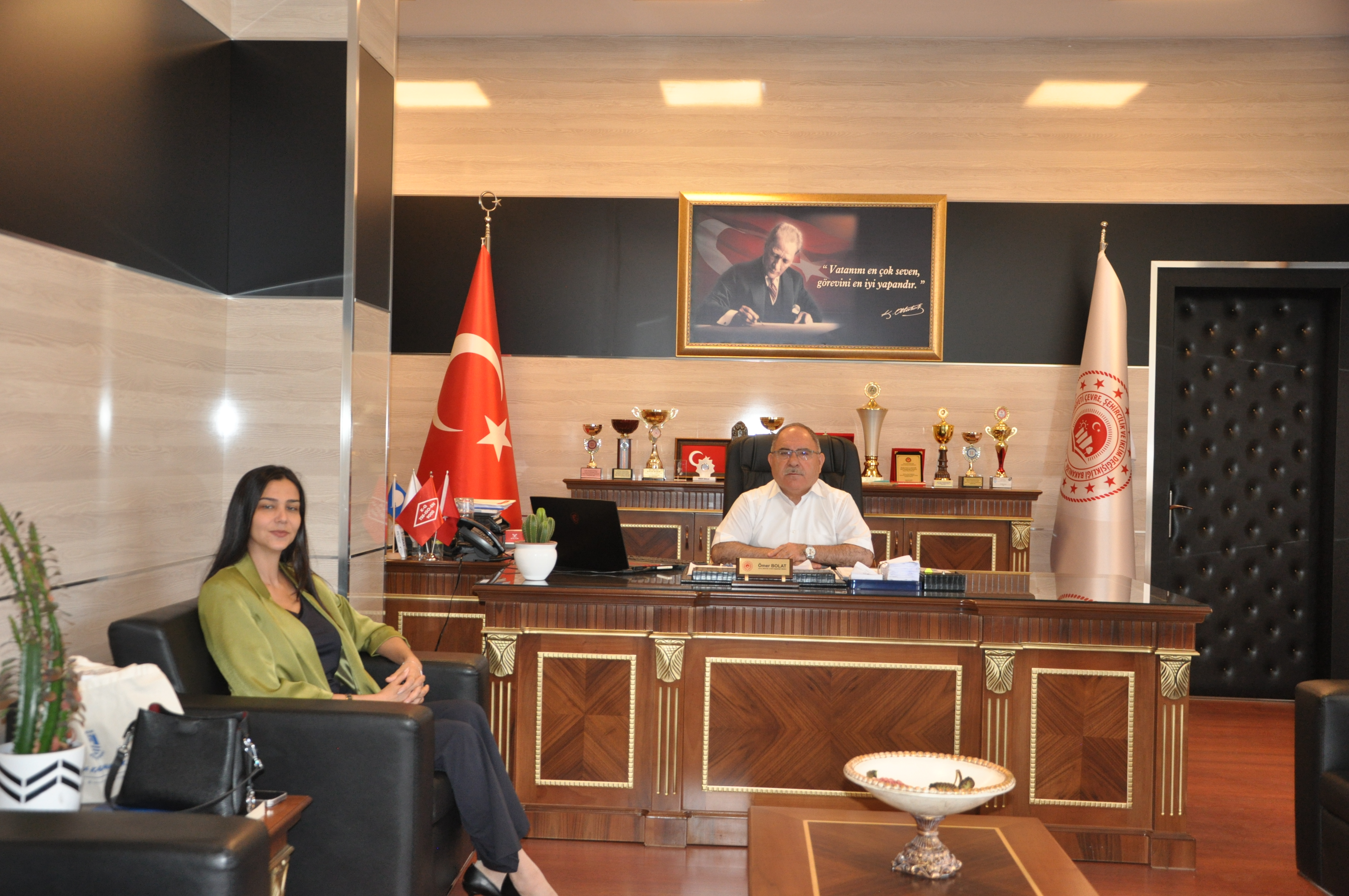 MÜDÜRLÜĞÜMÜZE ZİYARET