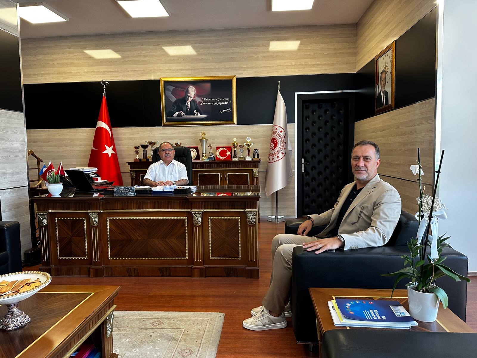 MÜDÜRLÜĞÜMÜZE ZİYARET