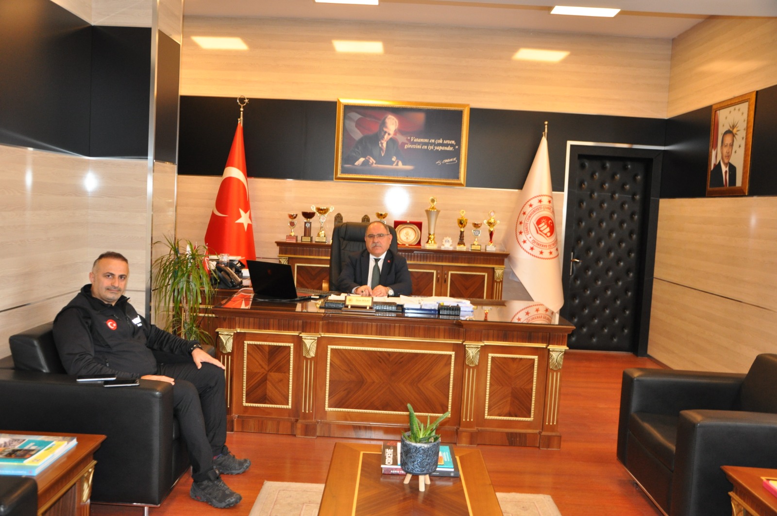 MUĞLA İL AFET VE ACİL DURUM MÜDÜRLÜĞÜNDEN ÖÜDÜRLÜĞÜMÜZE ZİYARET