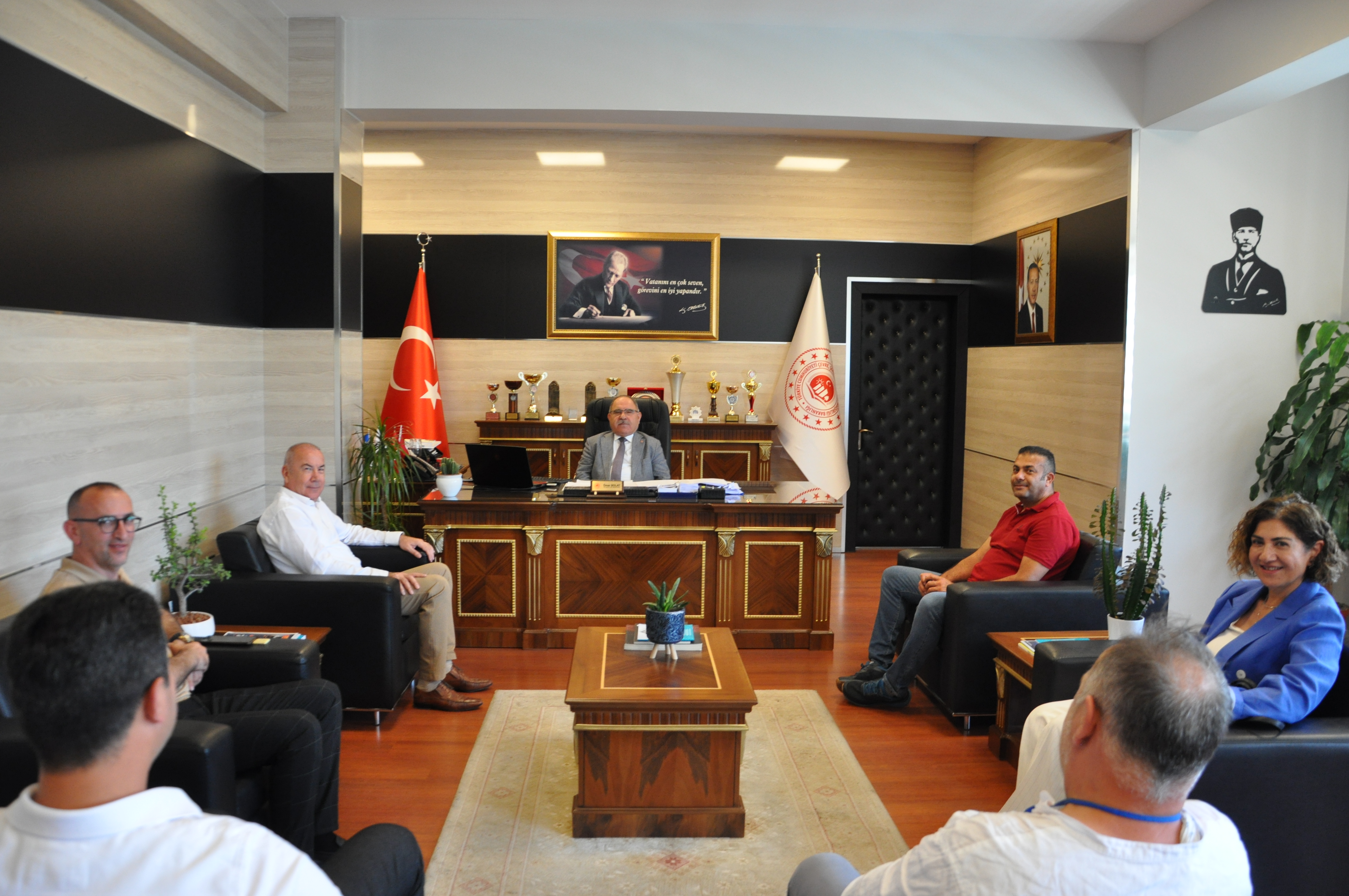 MUĞLA KÜLTÜR BALIKÇILAR DERNEĞİNDEN MÜDÜRLÜĞÜMÜZE ZİYARET