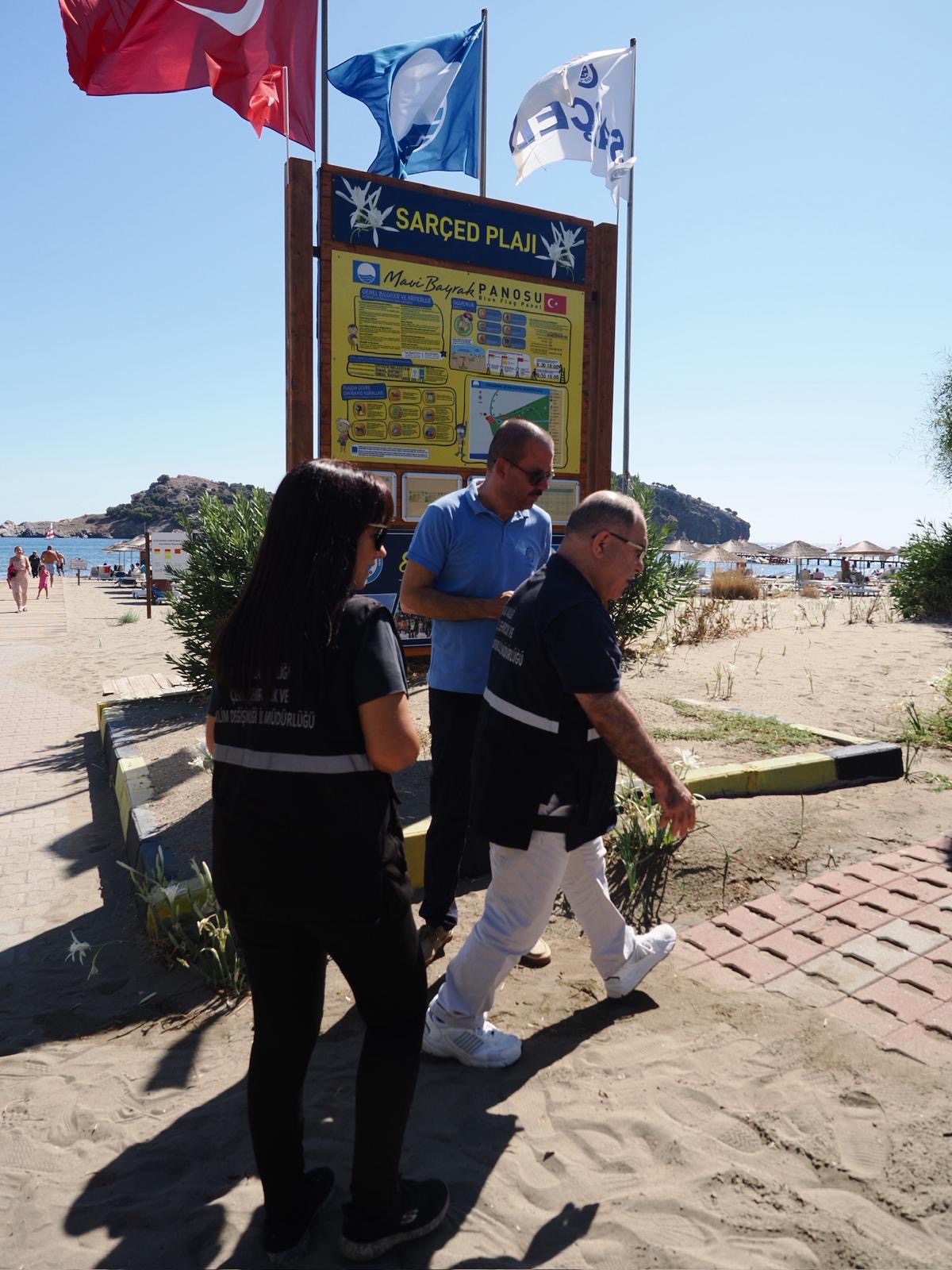 SARÇED Plajında Mavi Bayrak Denetimi