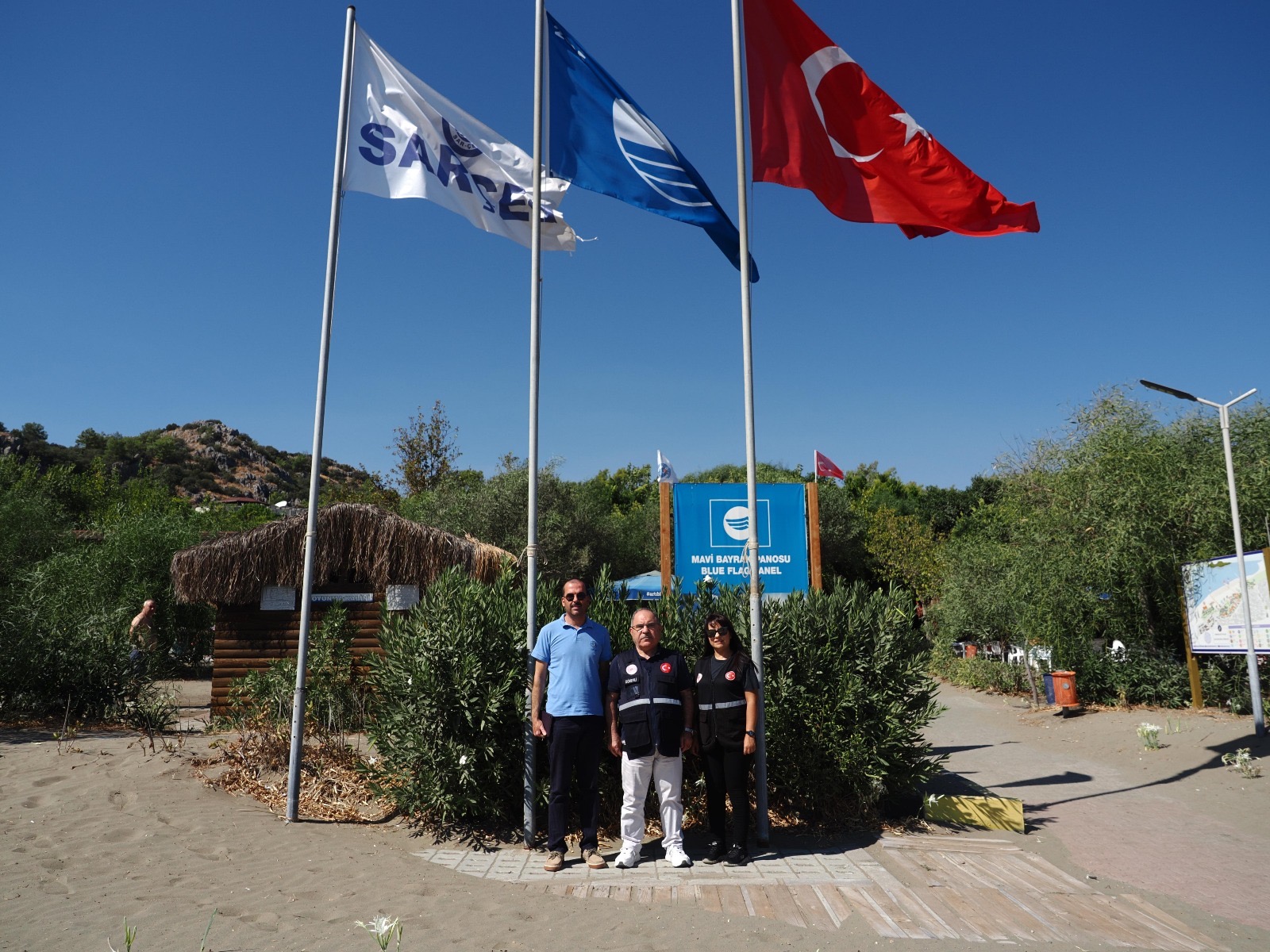 SARÇED Plajında Mavi Bayrak Denetimi