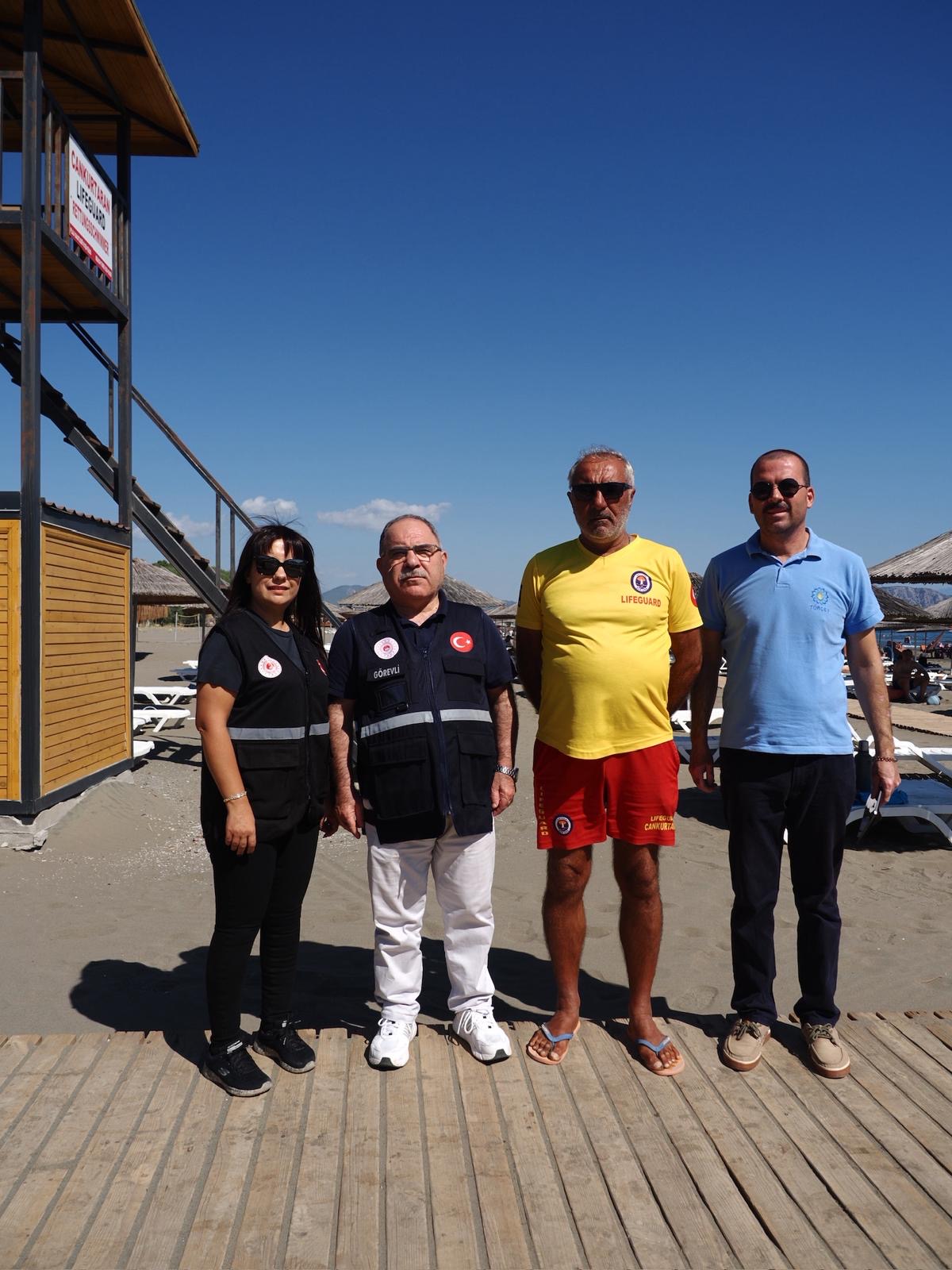 SARÇED Plajında Mavi Bayrak Denetimi