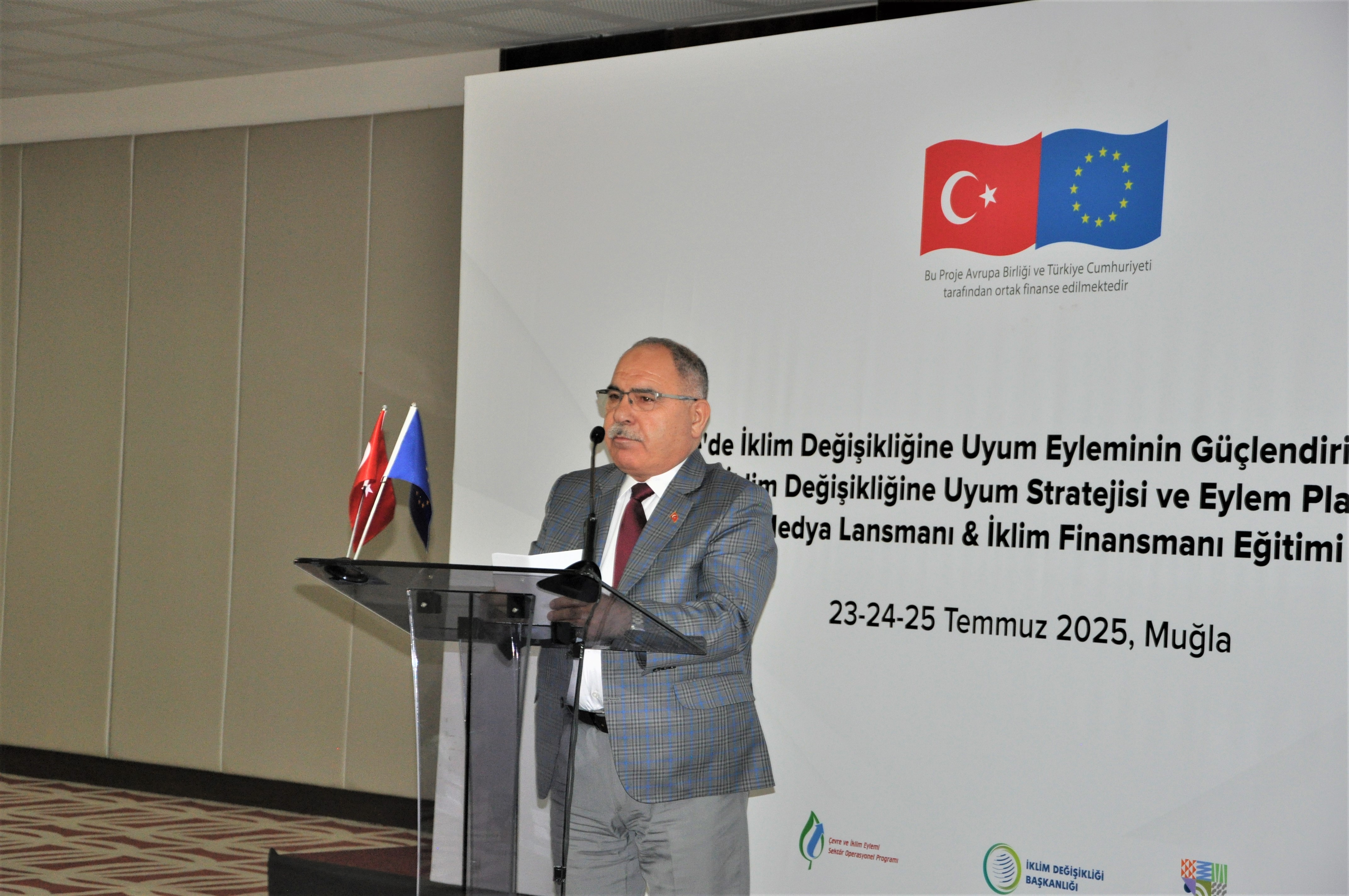 Yerel İklim Değişikliğine Uyum Stratejisi ve Eylem Planı’nı Tanıtmak ve İklim Finansmanı Konusunda Eğitim Gerçekleştirildi.