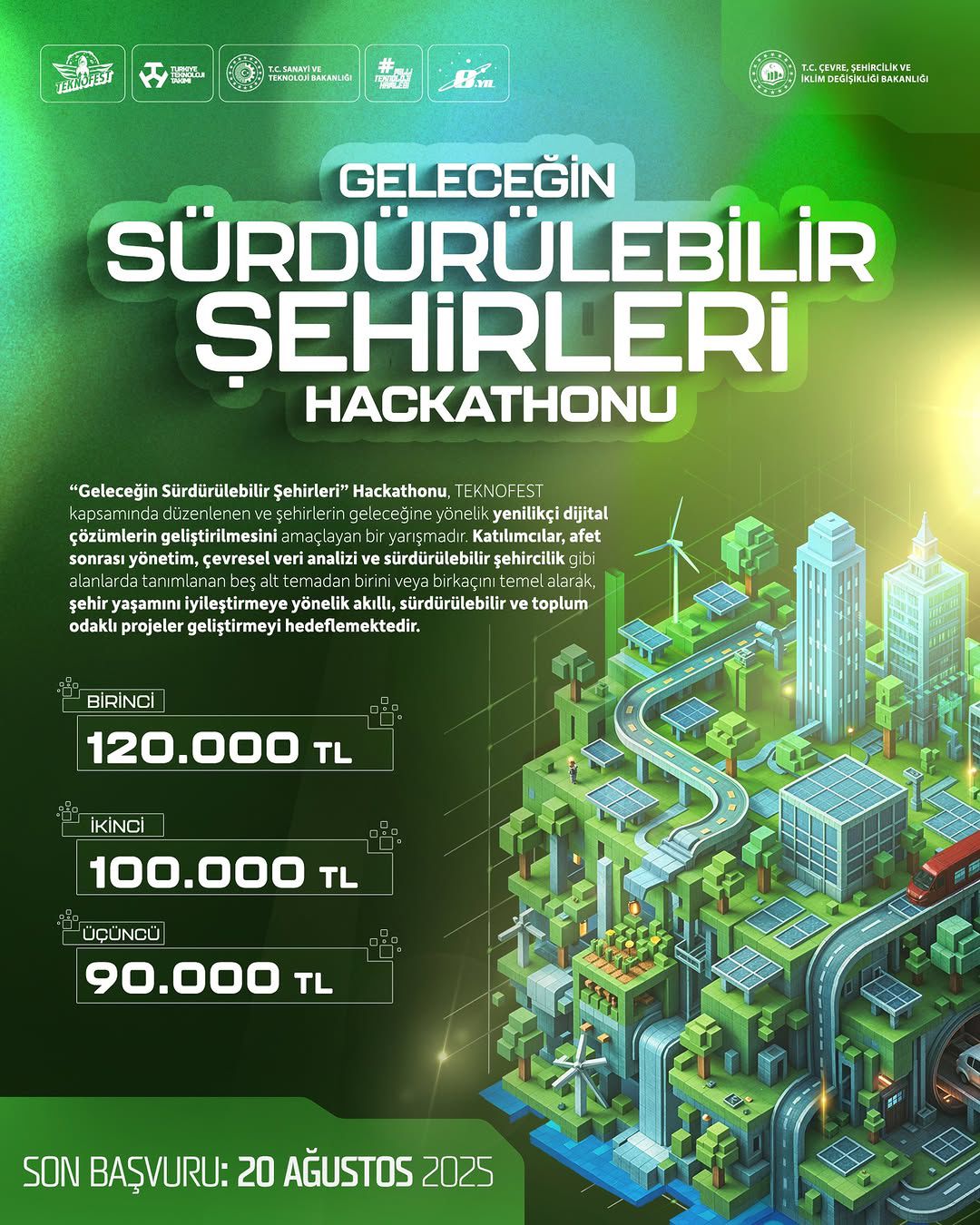 7-21 Eylül 2025 tarihleri arasında gerçekleştirilecek TEKNOFEST kapsamında 