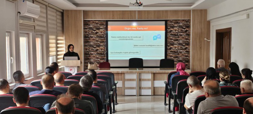 Aile ve Sosyal Hizmetler İl Müdürlüğü ekipleri tarafından İl Müdürlüğümüzde 