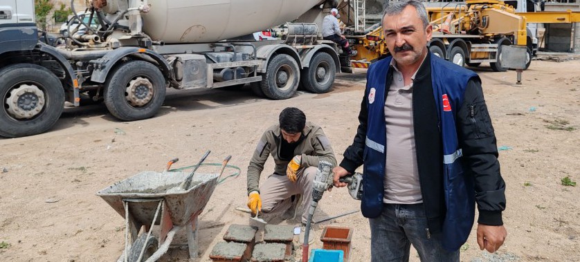 İl Müdürlüğümüz Personellerince Beton numunesi örneği alınmıştır.