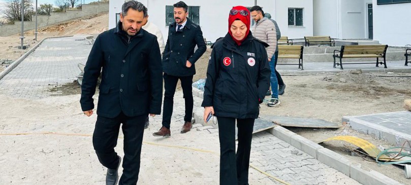 İl Müdürümüz Yasemin DEMİRÖRS, 100 kişi kapasiteli huzurevi inşaatında incelemelerde bulundu.