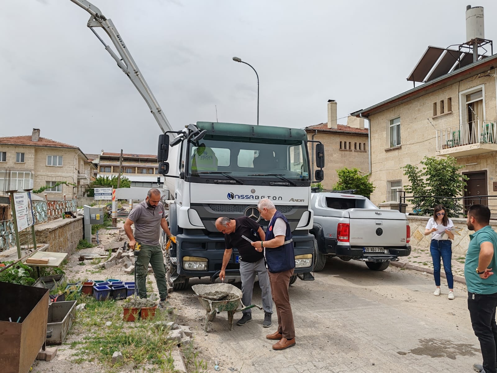 İl Müdürlüğümüz Personellerince Beton numunesi örneği alınmıştır.