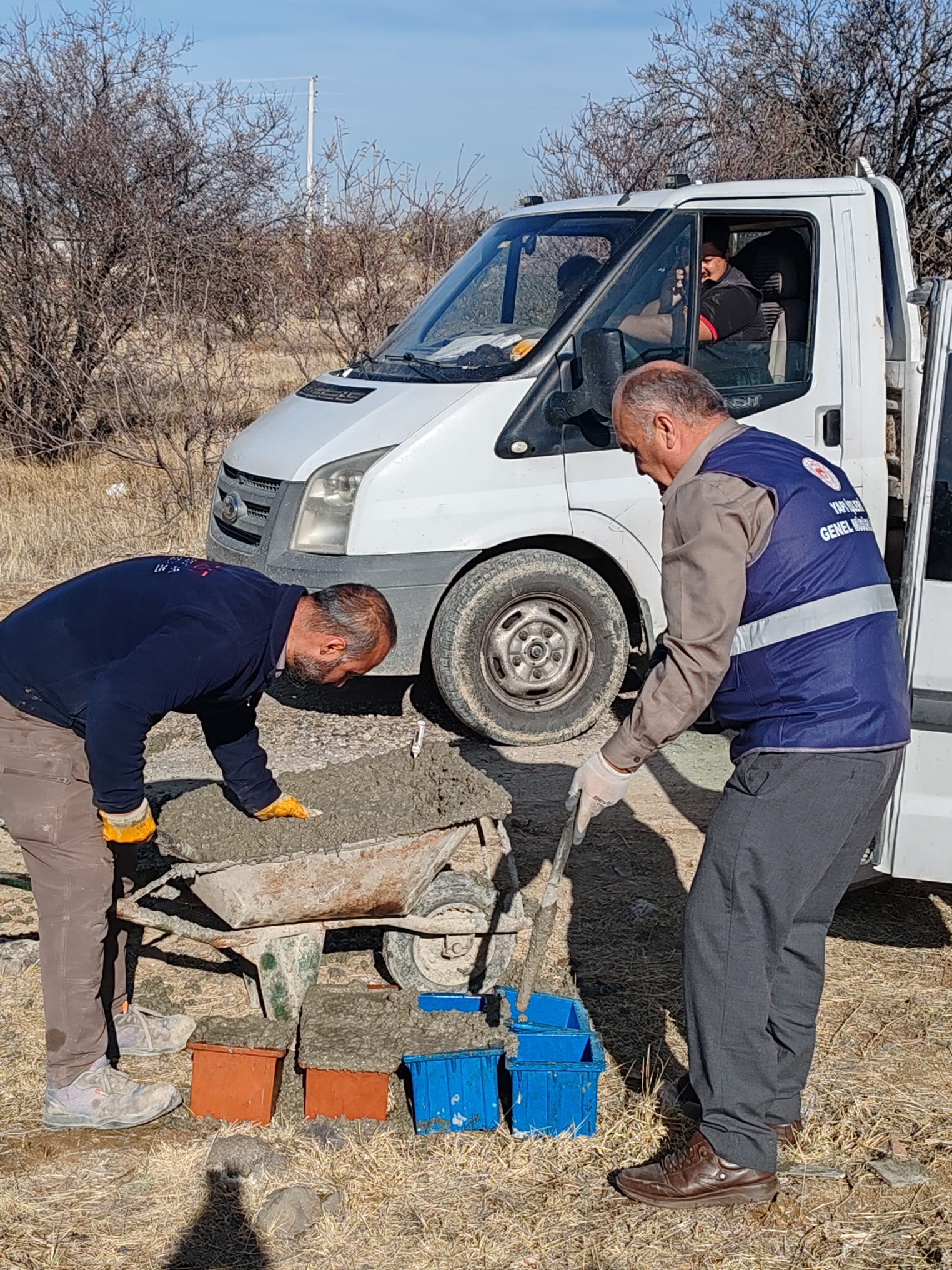 İl Müdürlüğümüz Personellerince Beton numunesi örneği alınmıştır.
